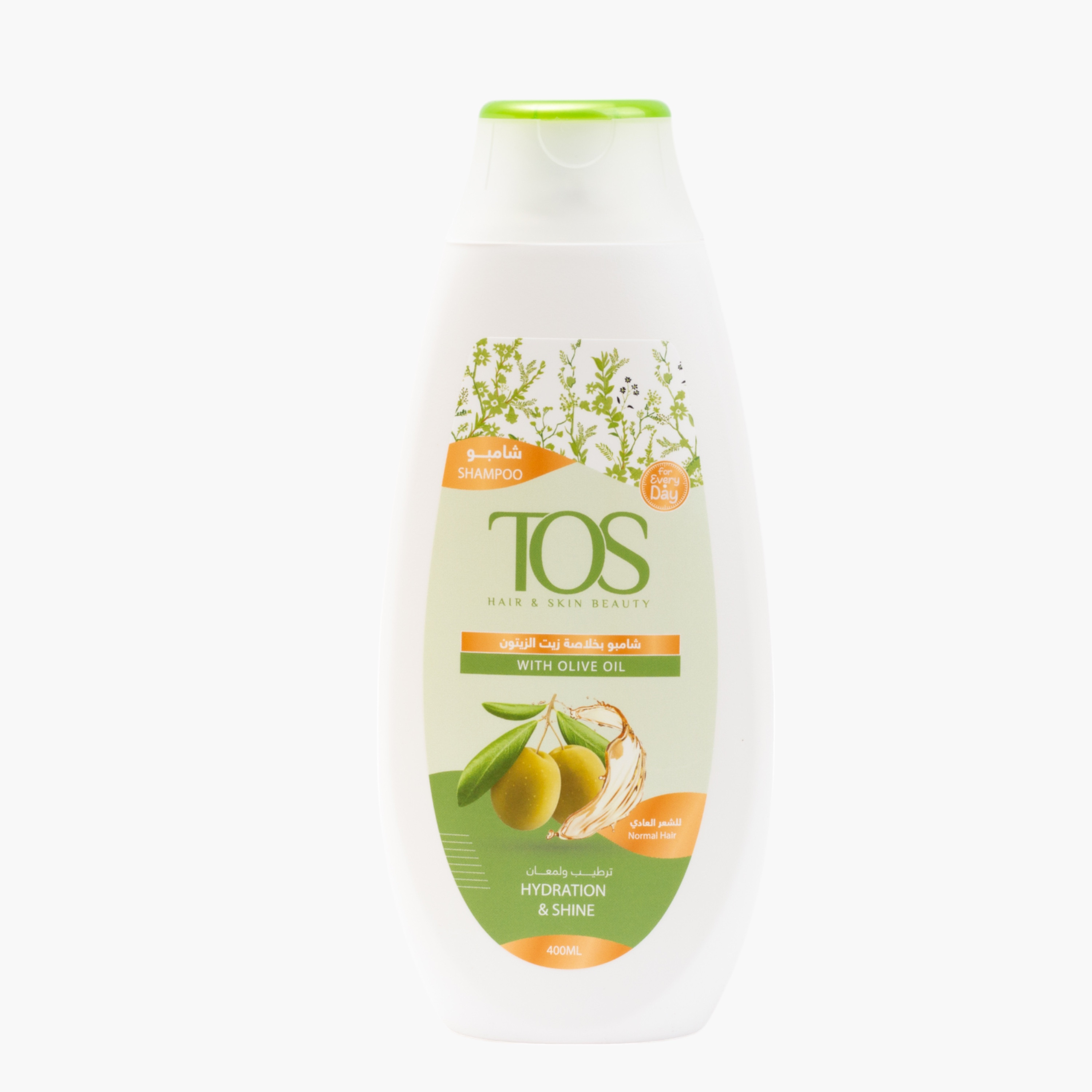 TOS Normal Hair Shampoo with Olive Oil - 400 ml-beautyandpersonalcare-hair-haircare-shampoos-image-1