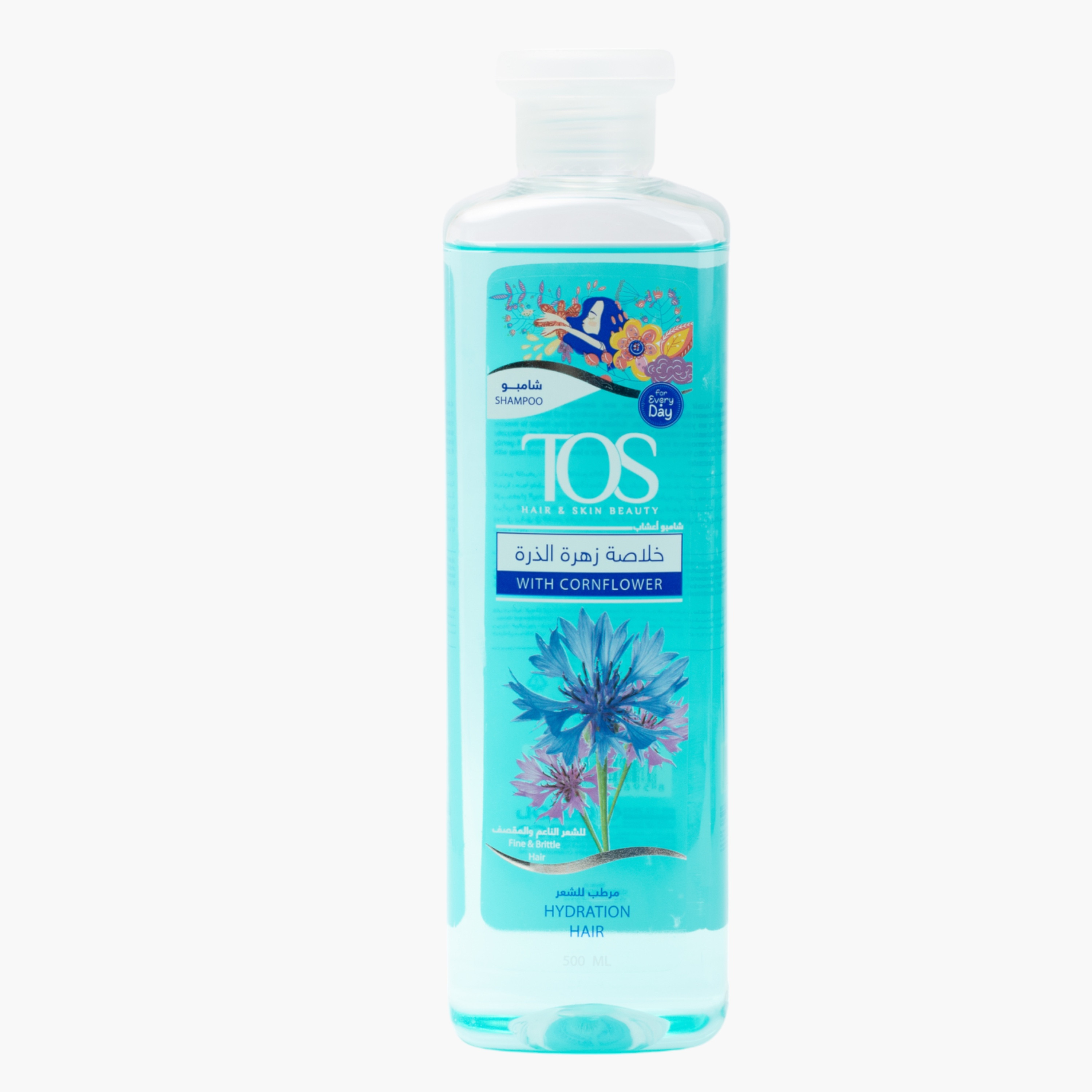 TOS Hydration Hair Cornflower Shampoo - 500 ml-beautyandpersonalcare-hair-haircare-shampoos-image-1