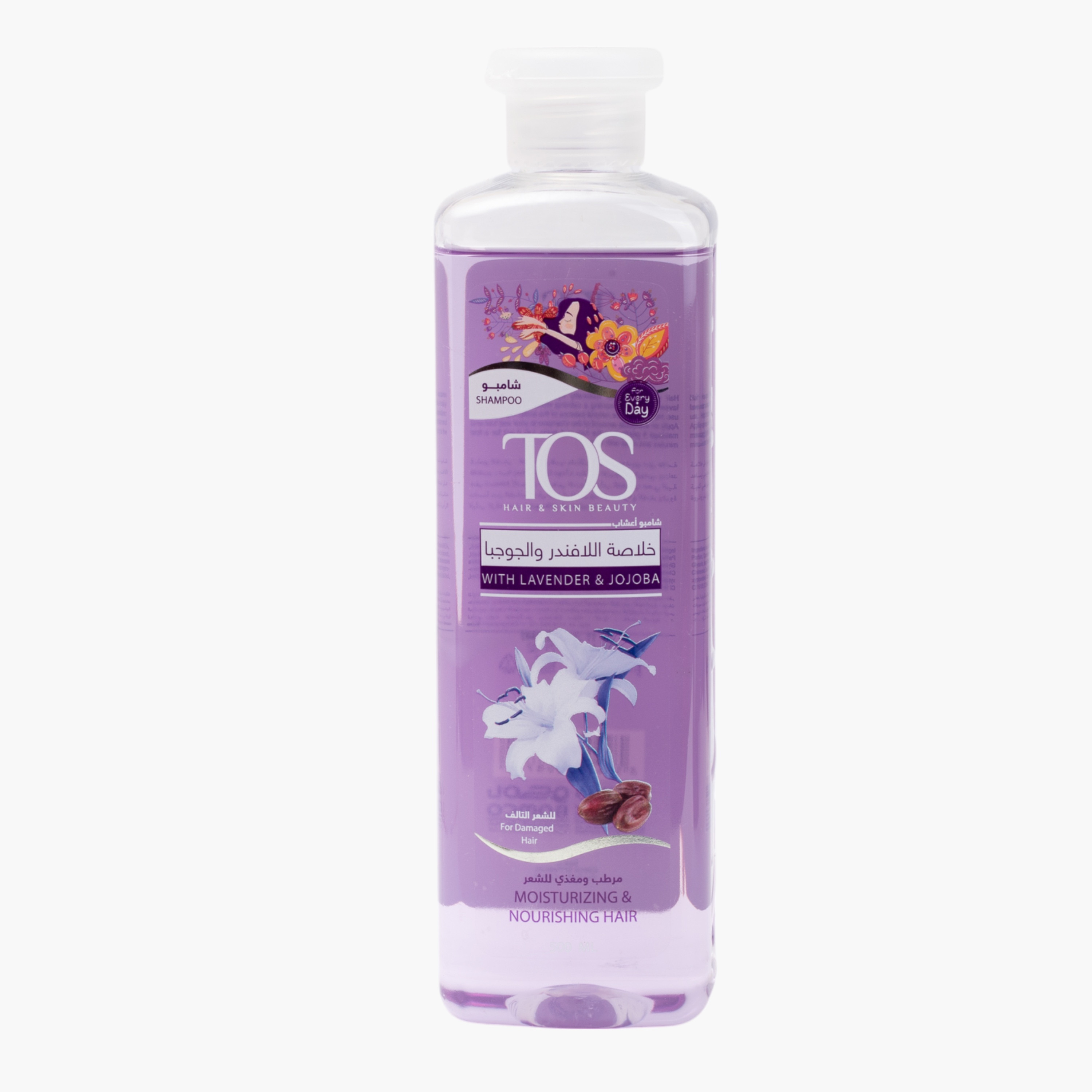 شامبو للشعر باللافندر والجوجوبا من توس - 500 مل-beautyandpersonalcare-hair-haircare-shampoos-image-1