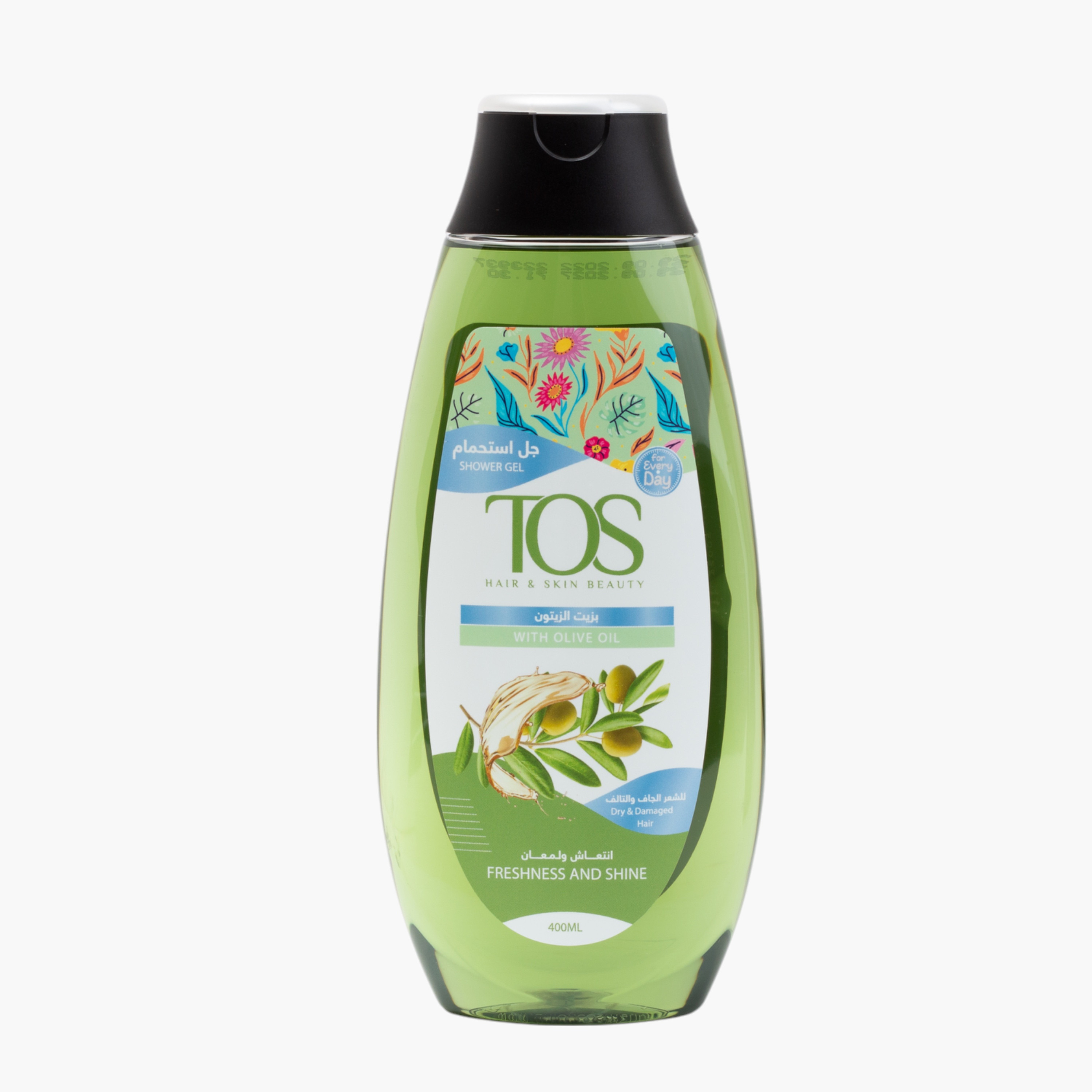 جل استحمام بزيت الزيتون من توس - 400 مل-beautyandpersonalcare-bathandbody-bathandshower-bodywash-image-1