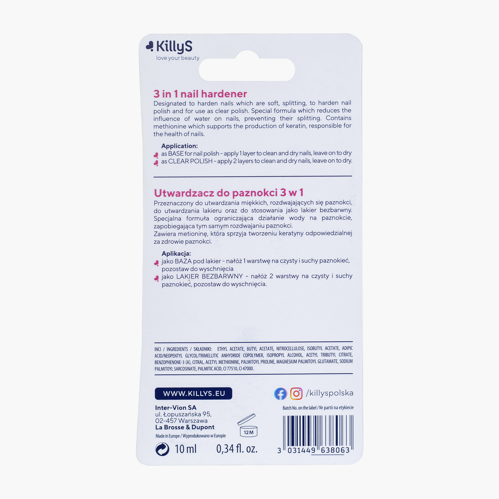 Killy S 3-in-1 Nail Strengthening Gel - 10 ml-beautyandpersonalcare-makeup-nails-treatments-image-3