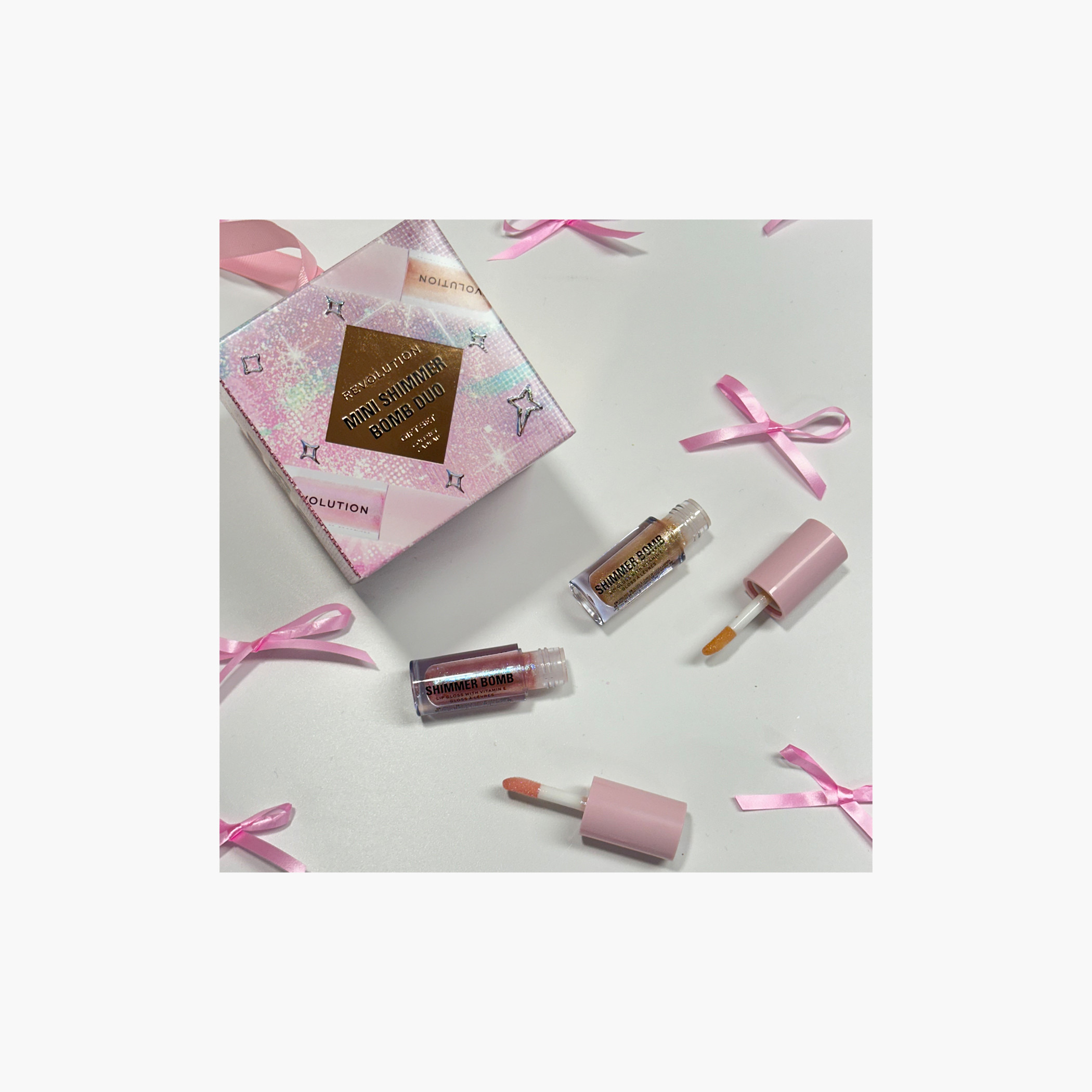 Makeup Revolution Mini Shimmer Bomb Lip Duo Gift Set-beautyandpersonalcare-giftsets-image-3