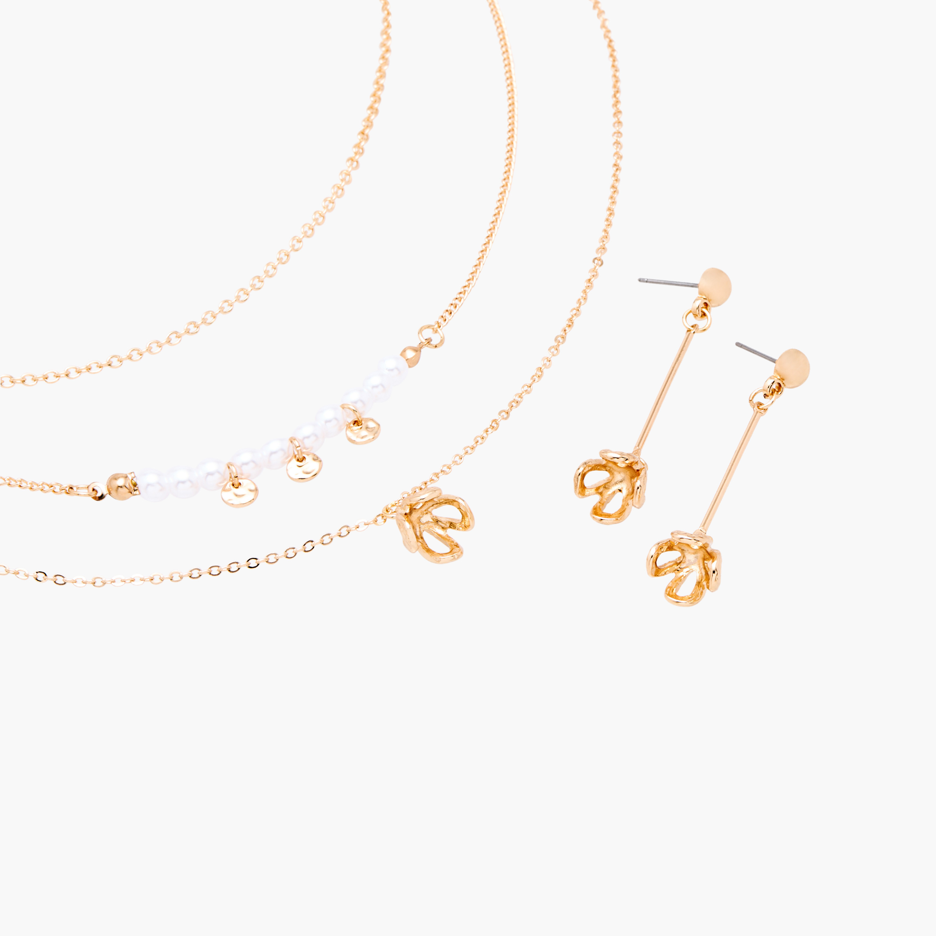 Embellished 4-Piece Necklace and Earrings Set-women-watchesandjewellery-jewellery-jewellerysets-image-8