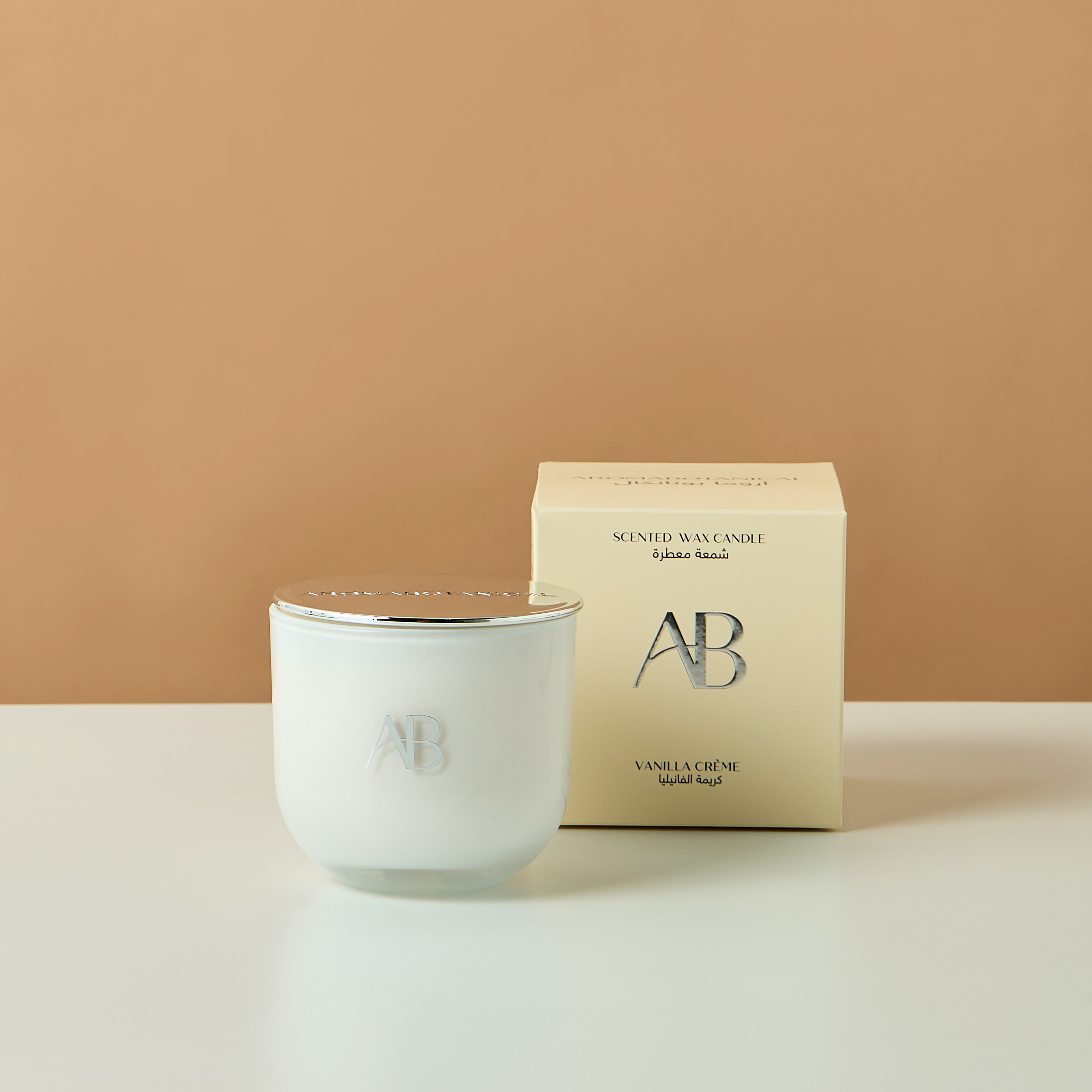 Aromabotanical Vanilla Creme Jar Candle - 340 gms-household-homefragrance-candles-image-2