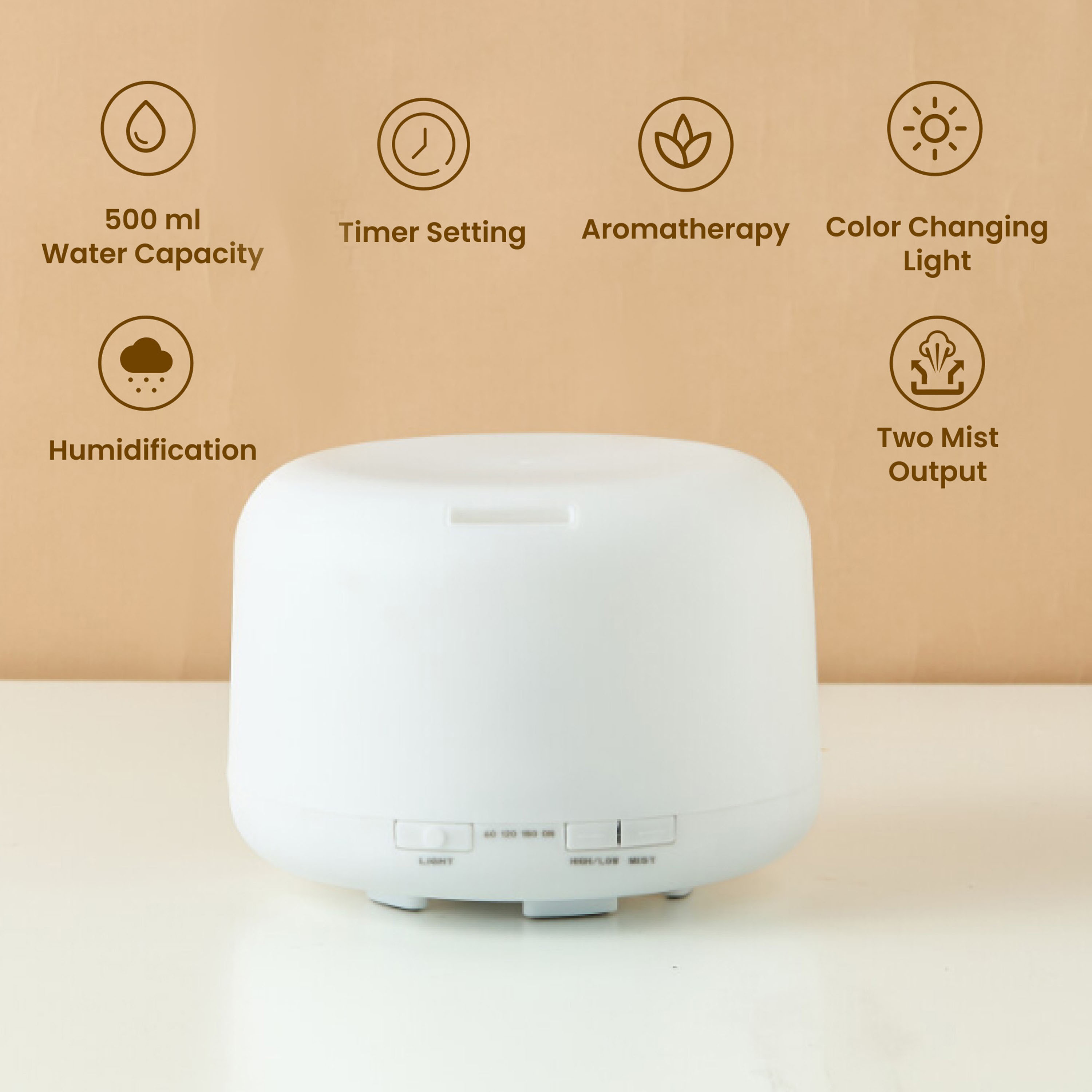 Dove Humidifier with Remote - 500 ml-household-homefragrance-airrevitalisersandhumidifiers-image-2
