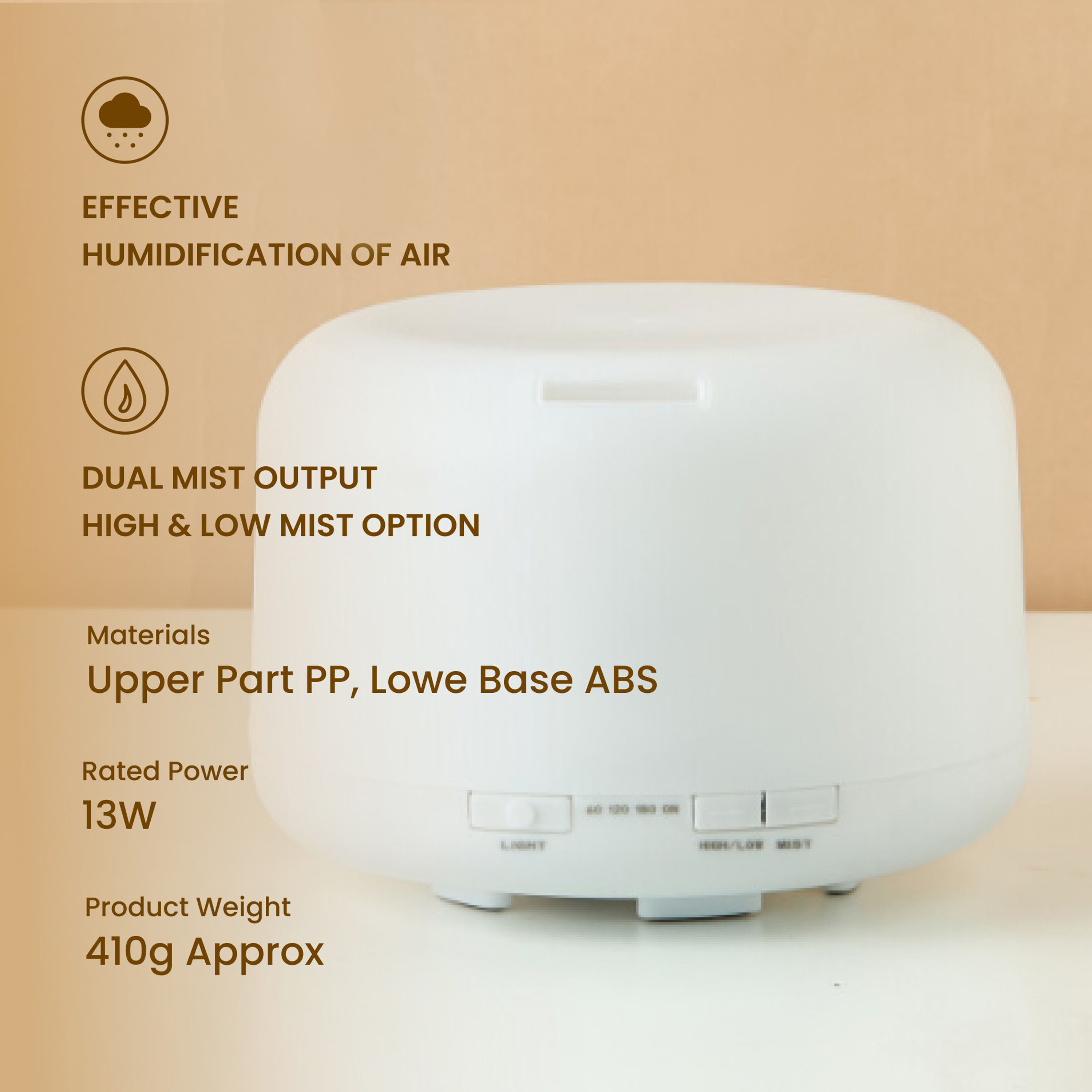 Dove Humidifier with Remote - 500 ml-household-homefragrance-airrevitalisersandhumidifiers-image-3