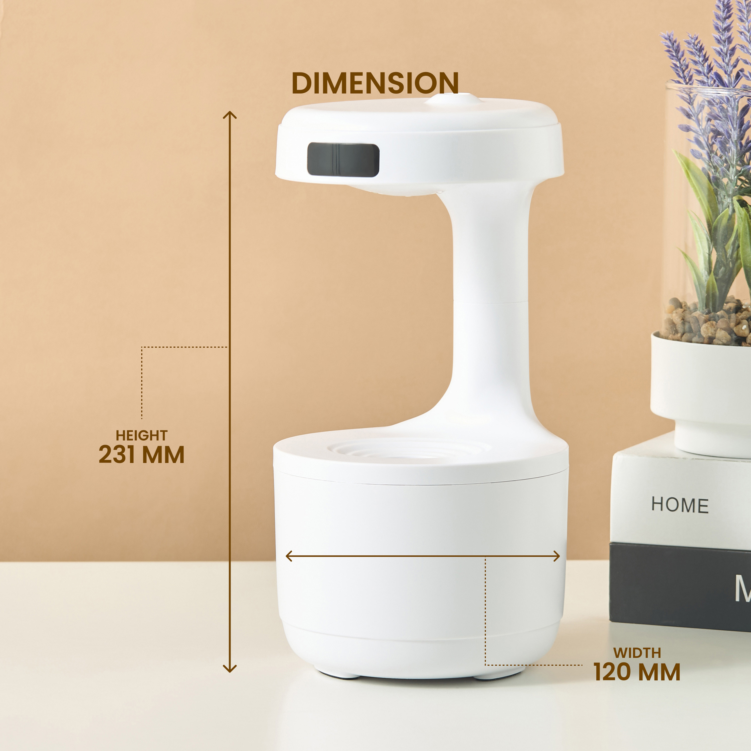 جهاز ترطيب قطرة الماء المضادة للجاذبية - 600 مل-household-homefragrance-airrevitalisersandhumidifiers-image-7