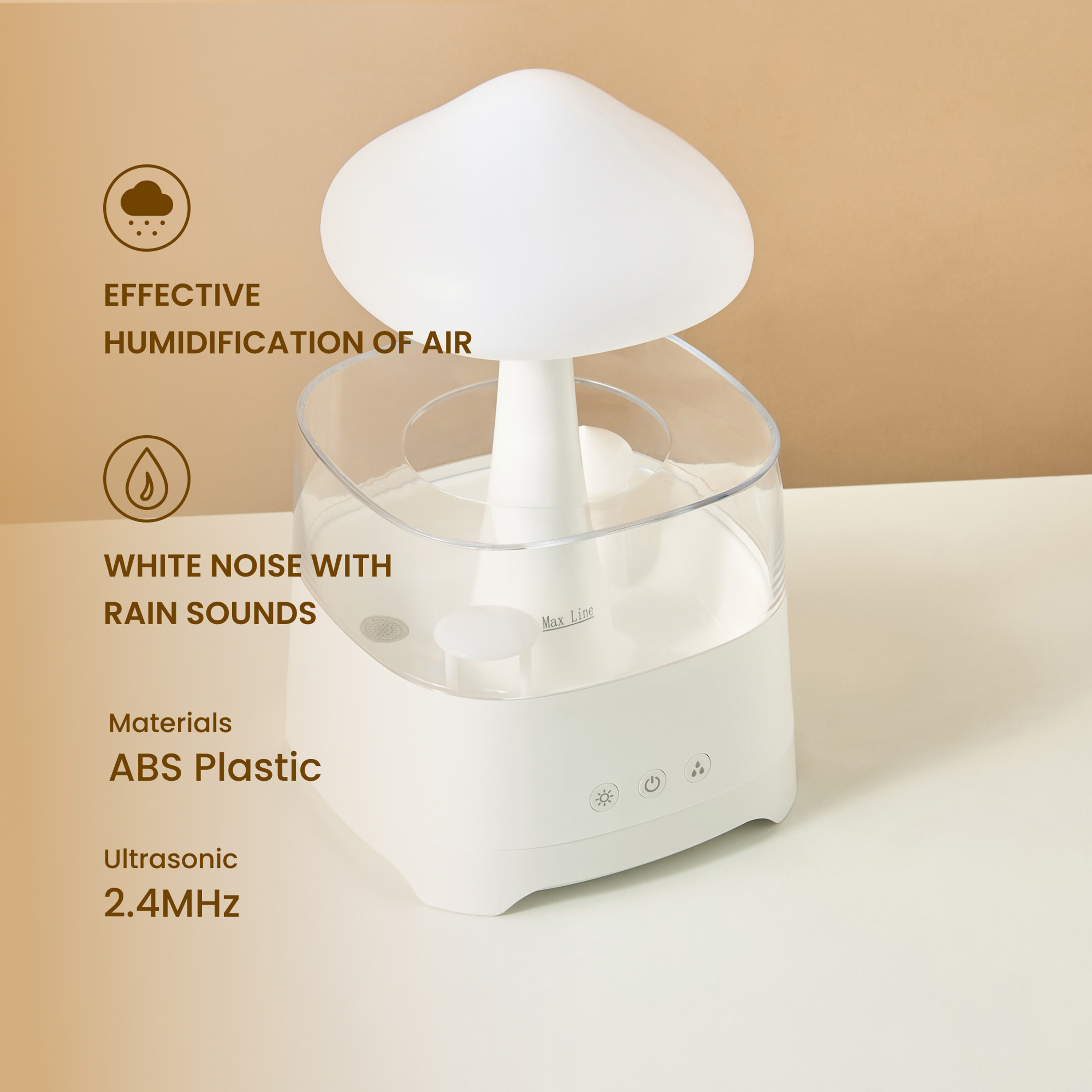 Buy Rain Cloud Humidifier - 450 ml Online | Centrepoint Qatar
