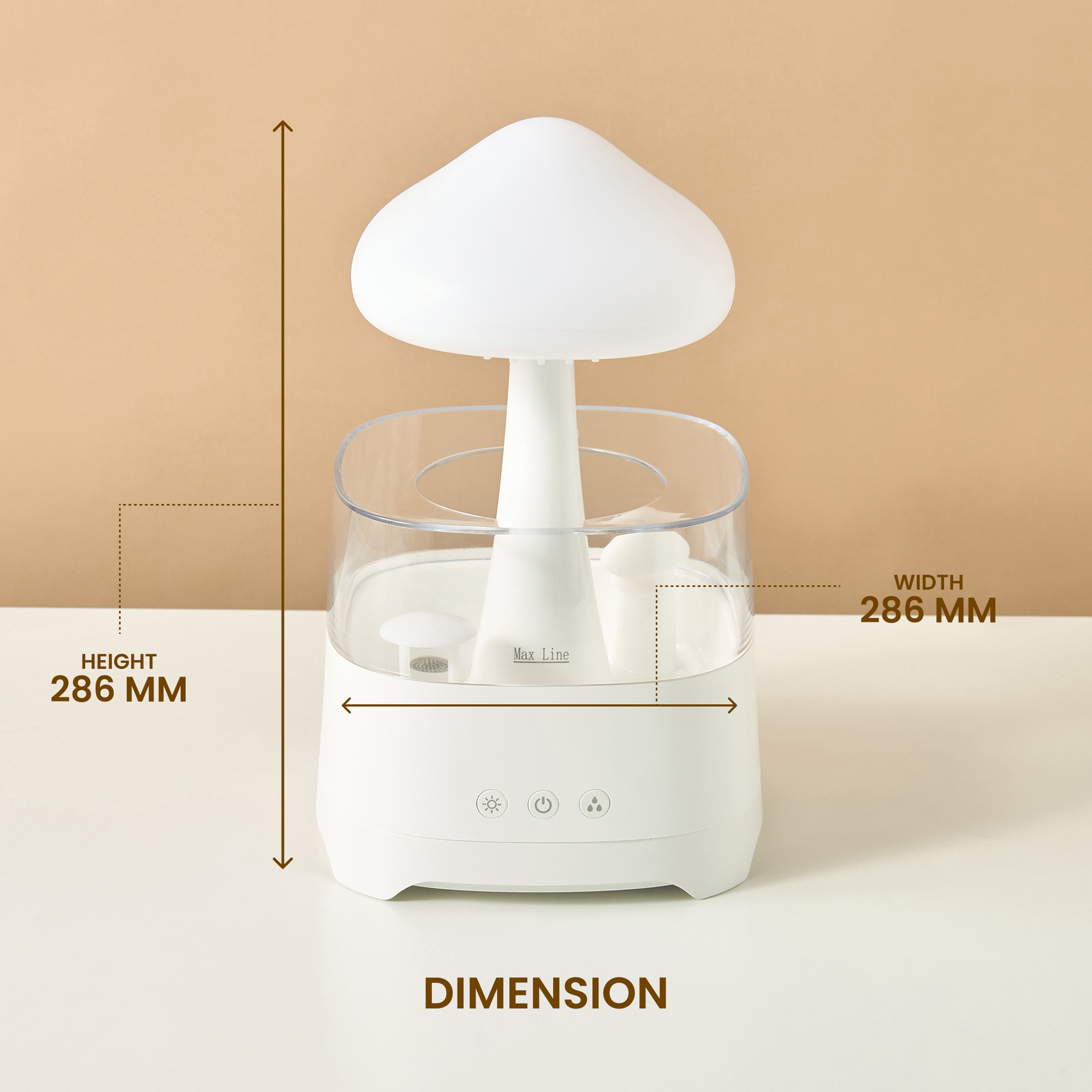Buy Rain Cloud Humidifier - 450 ml Online | Centrepoint Qatar