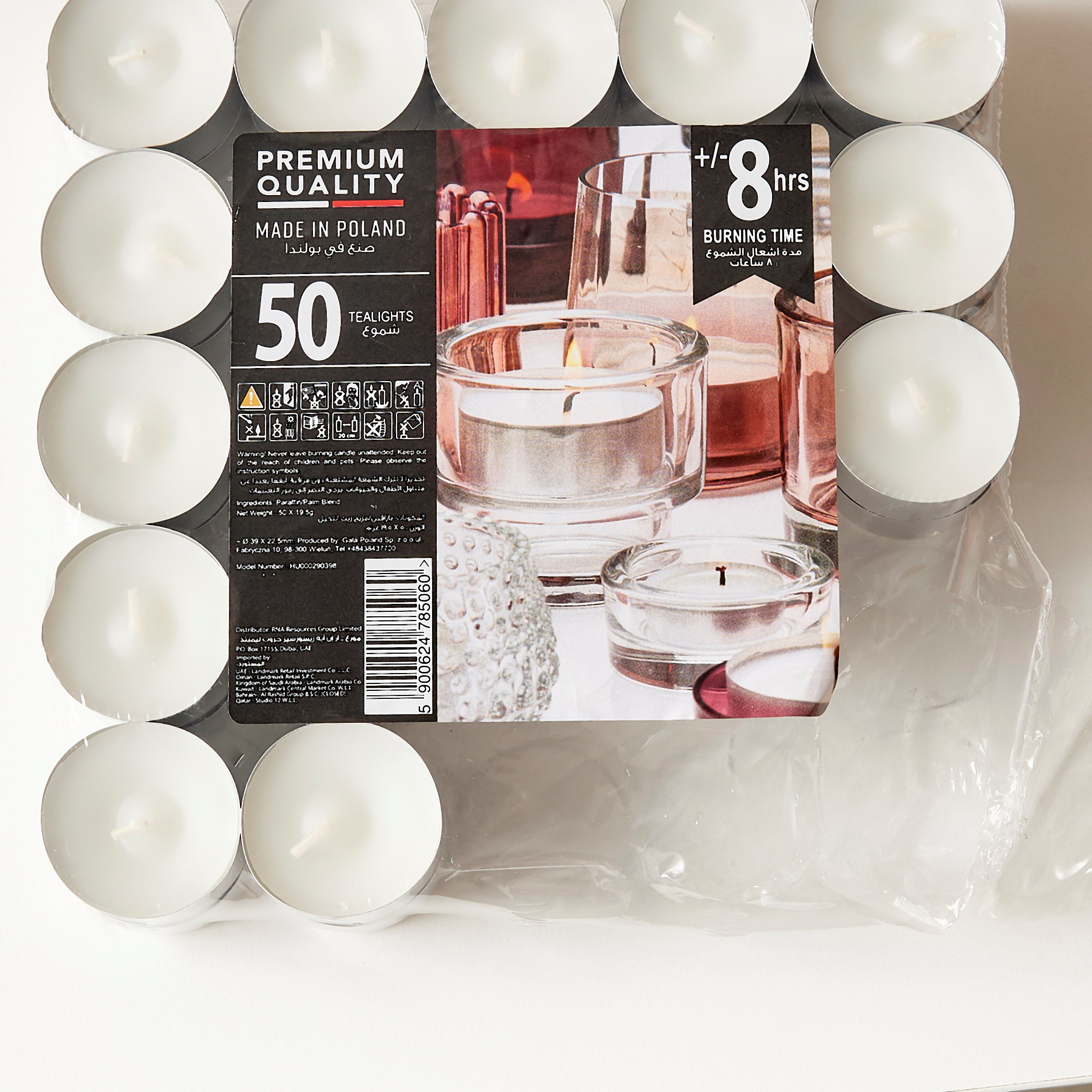 Unscented 50-Piece Tealight Candle Set-household-homefragrance-candles-image-6