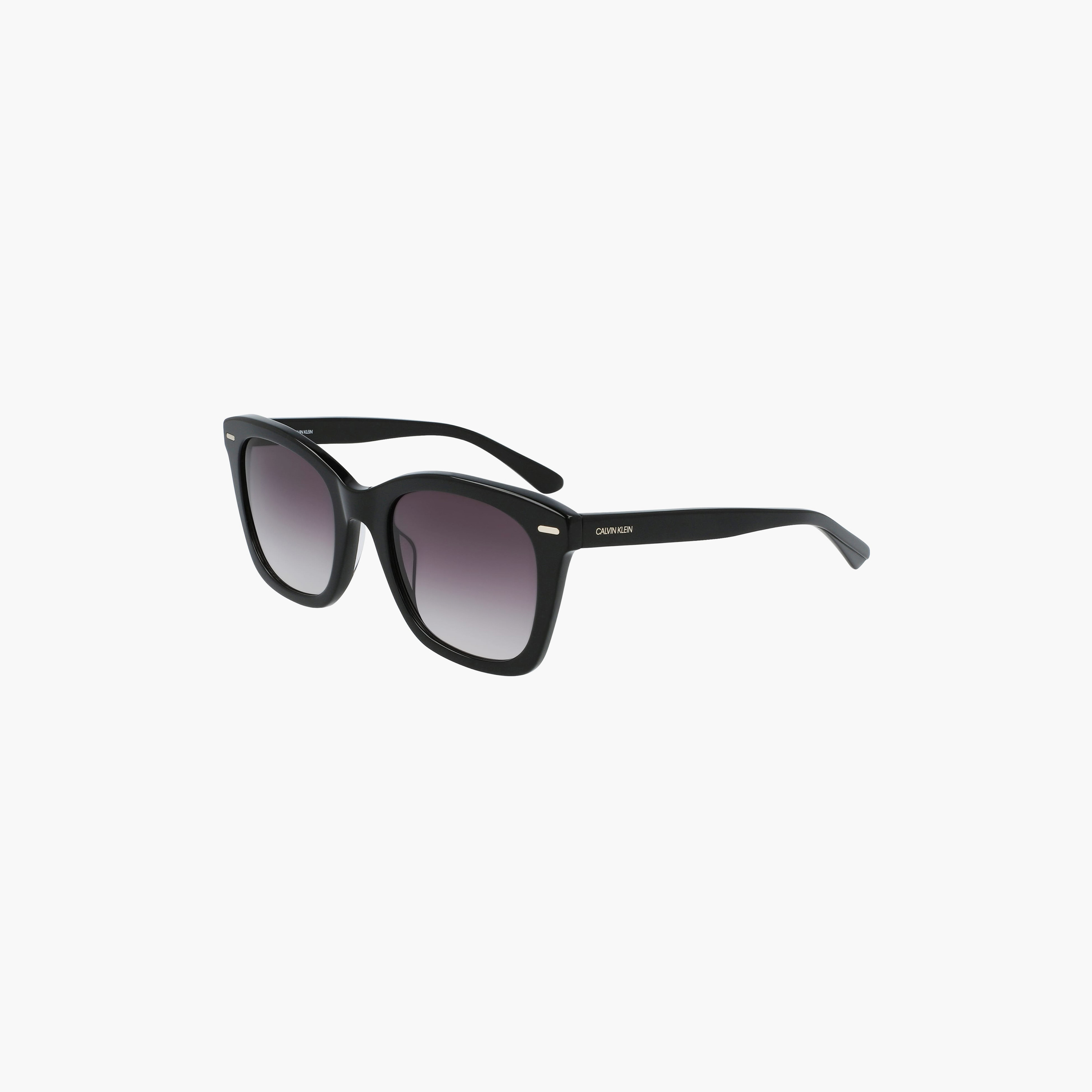نظارة شمسية من كالفن كلاين ذات مربعة ومتدرجة باللون الدخاني بمقاس 52 ملم |45514-women-sunglasses-image-1