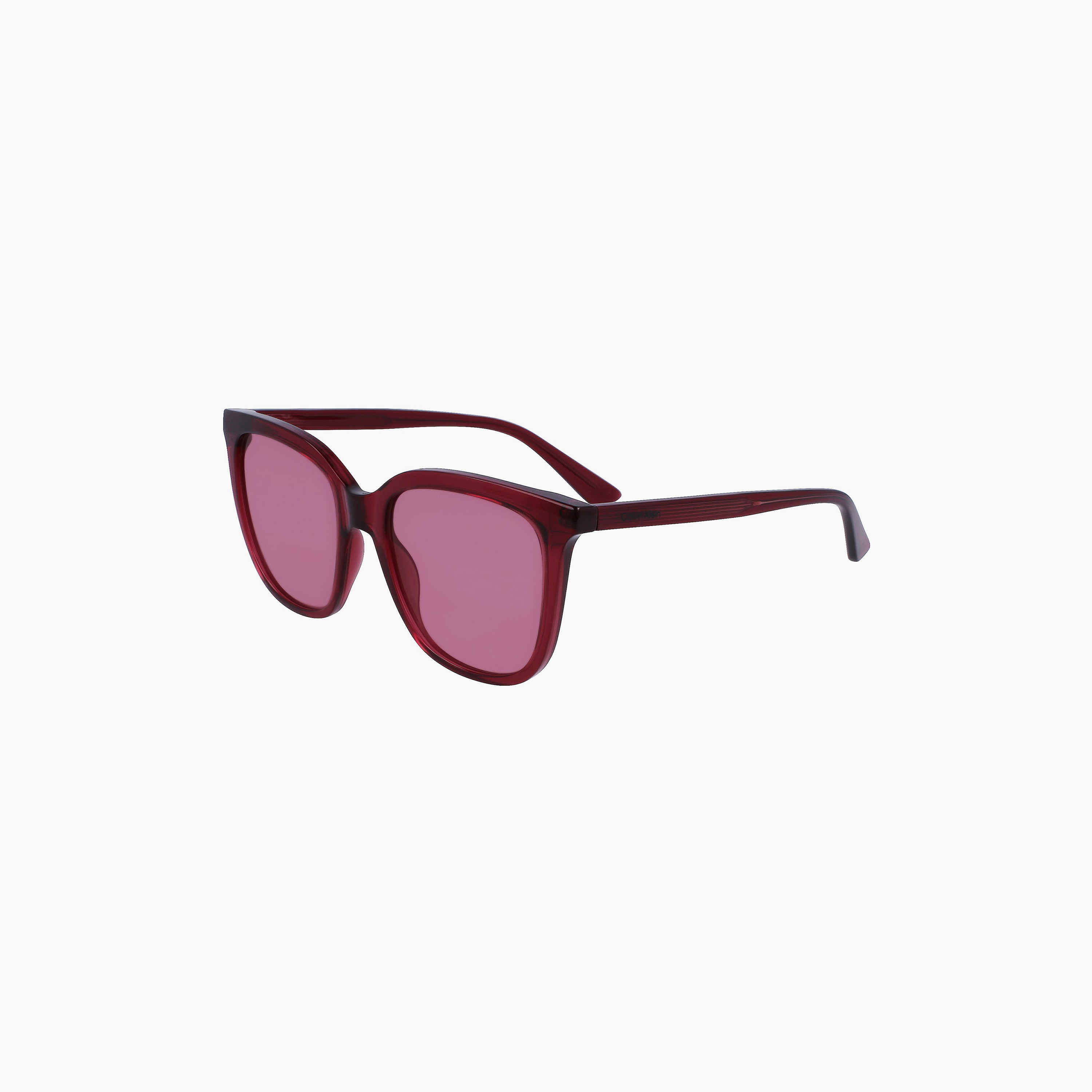 نظارة شمسية من كالفن كلاين ذات مربعة باللون العنابي بمقاس 53 ملم | CK23506S-women-sunglasses-image-1