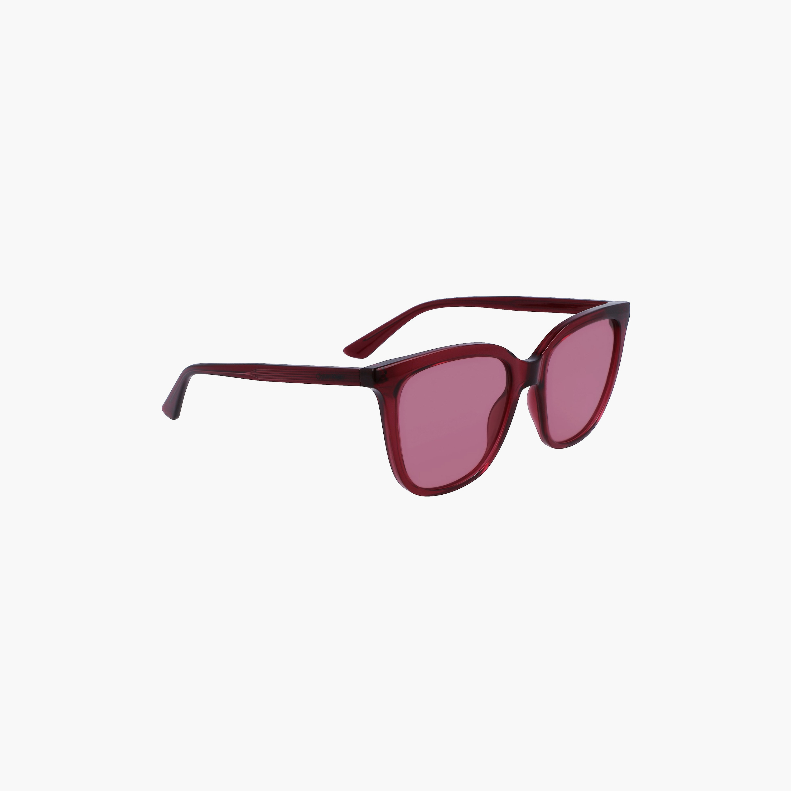 نظارة شمسية من كالفن كلاين ذات مربعة باللون العنابي بمقاس 53 ملم | CK23506S-women-sunglasses-image-4