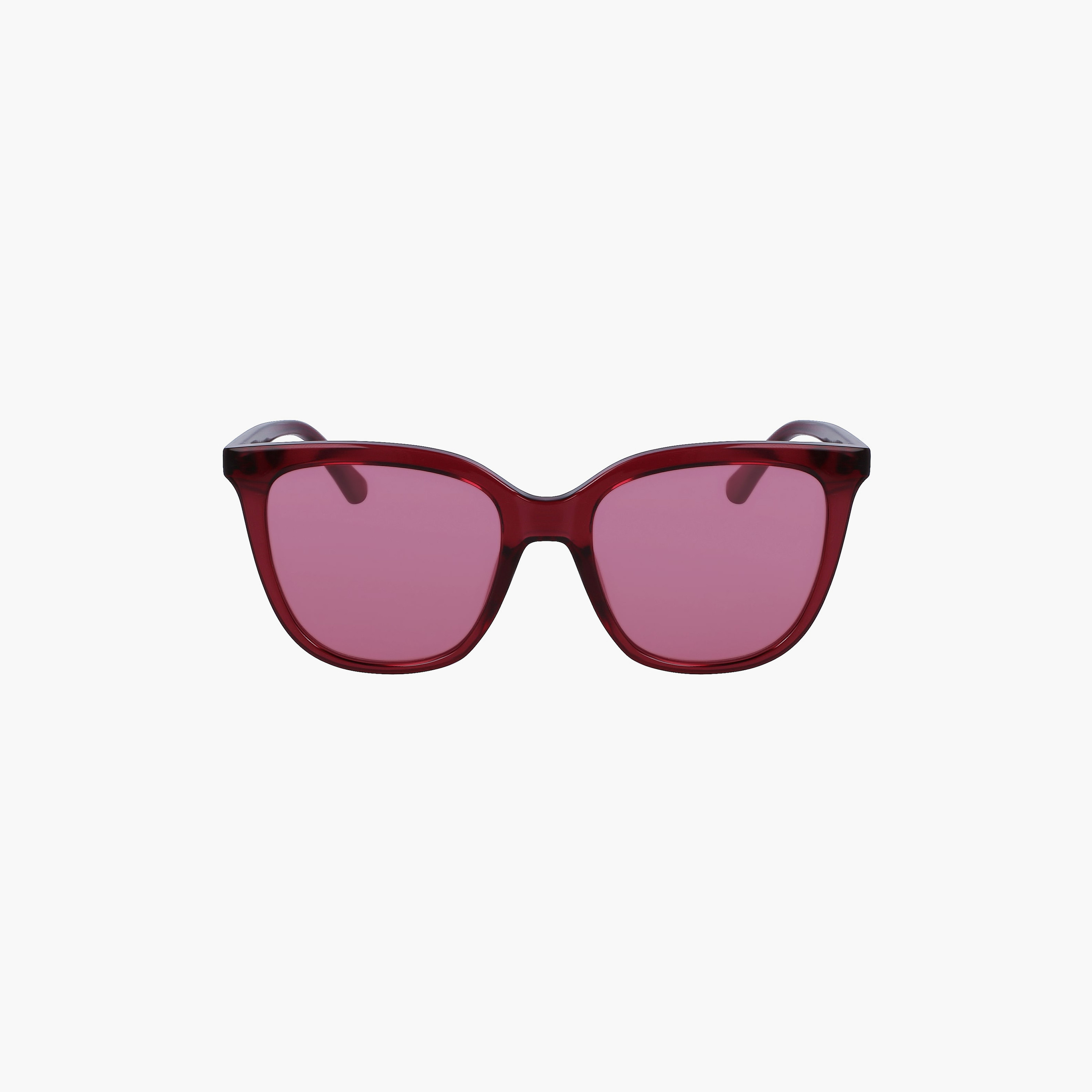 نظارة شمسية من كالفن كلاين ذات مربعة باللون العنابي بمقاس 53 ملم | CK23506S-women-sunglasses-image-5