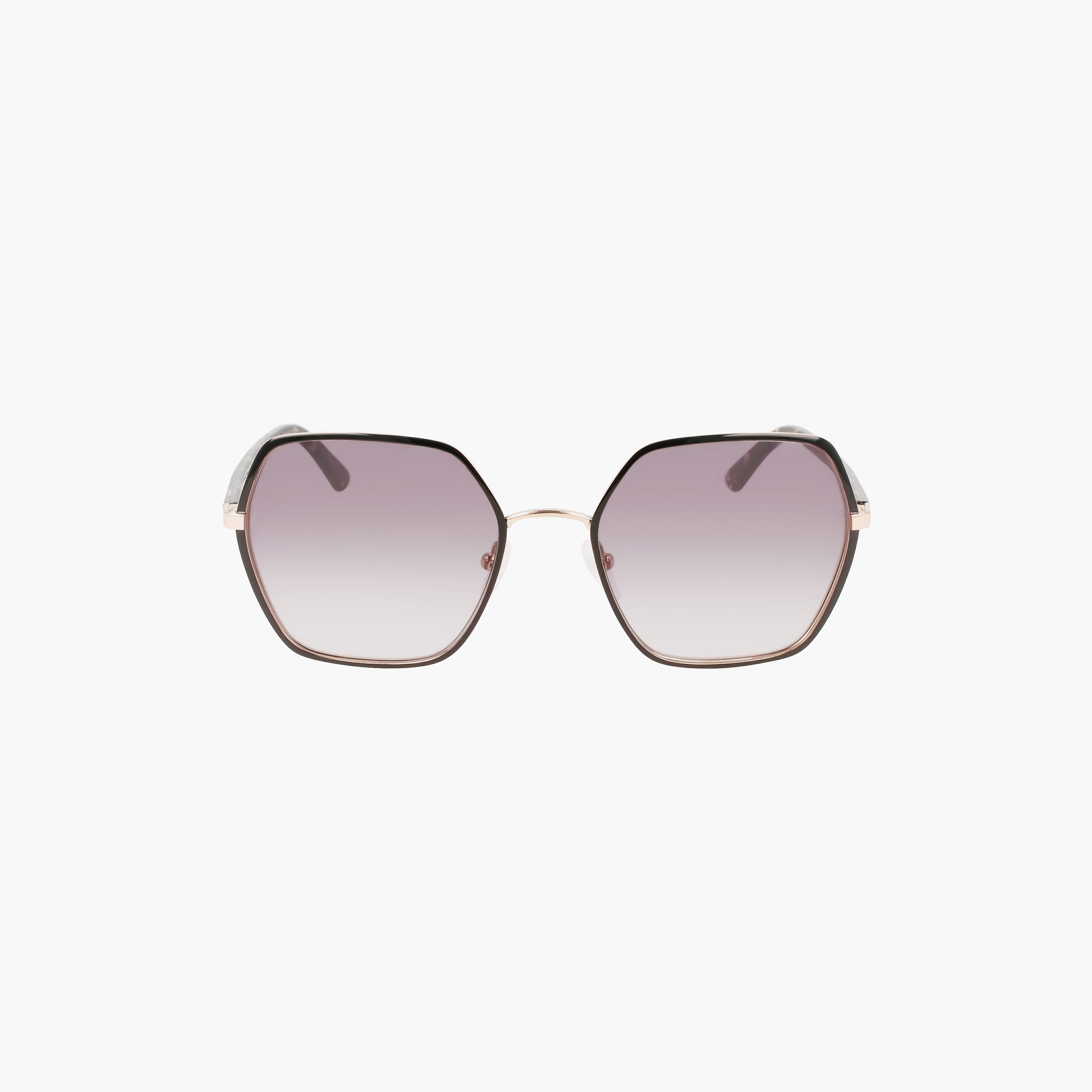 Calvin Klein 56 MM Gradient grey hexagonal Sunglasses | 59433-women-sunglasses-image-5