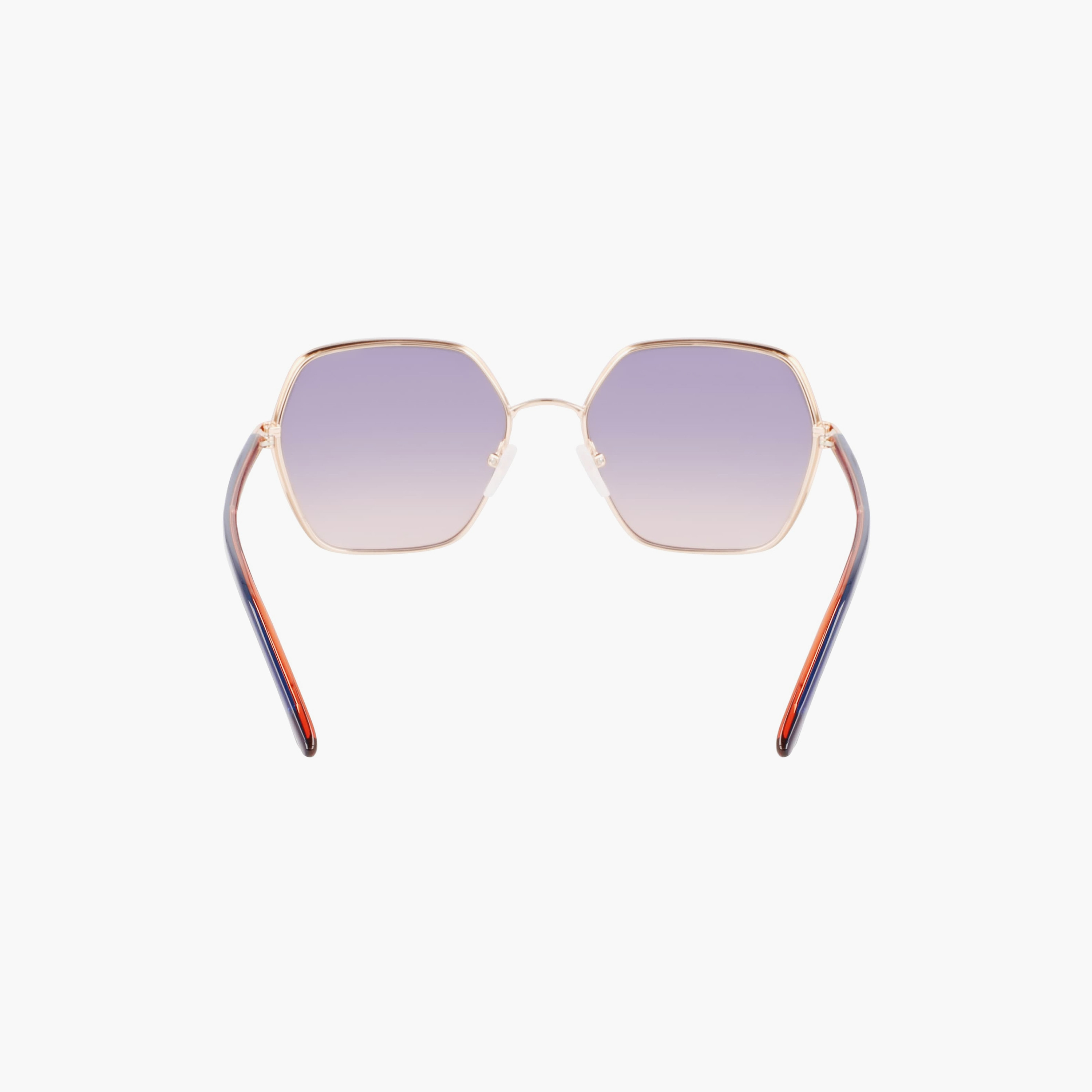 نظارة شمسية من كالفن كلاين ذات سداسية الشكل ومتدرجة باللون الأرجواني بمقاس 56 ملم |59433-women-sunglasses-image-8