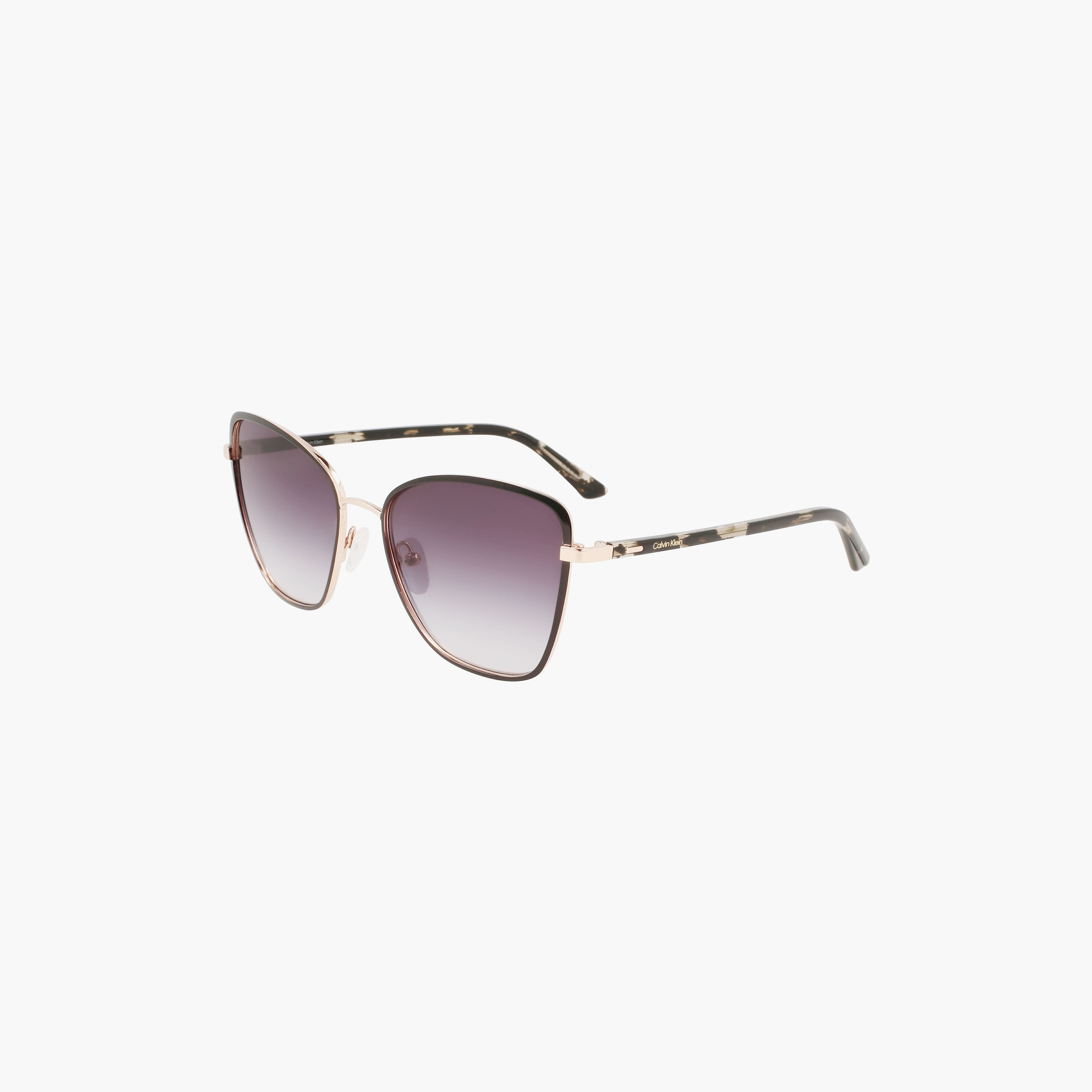نظارة شمسية من كالفن كلاين ذات متدرجة على شكل فراشة باللون الدخاني بمقاس 56 ملم |59434-women-sunglasses-image-1