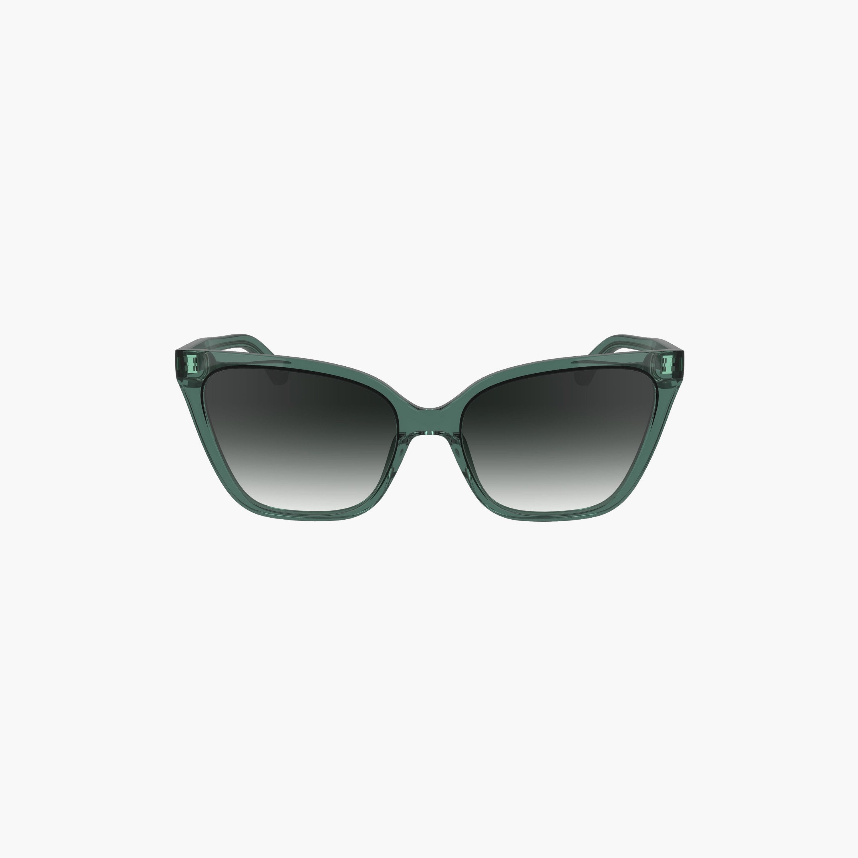 نظارة شمسية من كالفن كلاين ذات كات آي ومتدرجة باللون الأزرق بمقاس 57 ملم | CK24507S-women-sunglasses-image-5