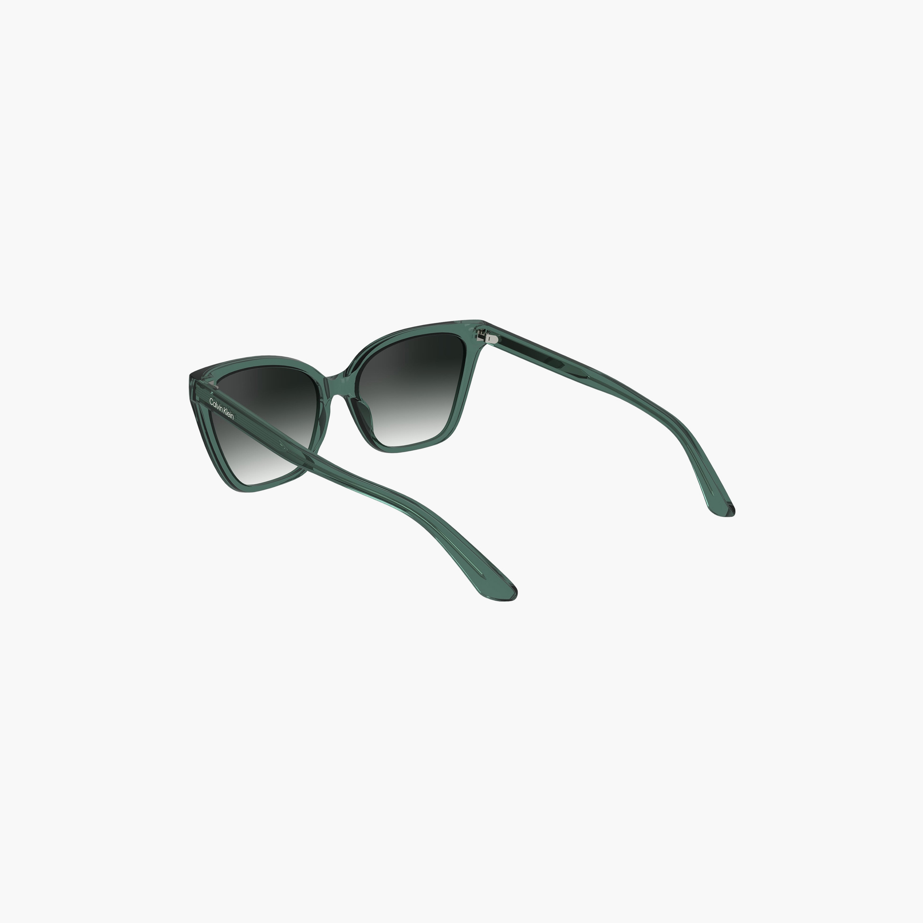نظارة شمسية من كالفن كلاين ذات كات آي ومتدرجة باللون الأزرق بمقاس 57 ملم | CK24507S-women-sunglasses-image-7