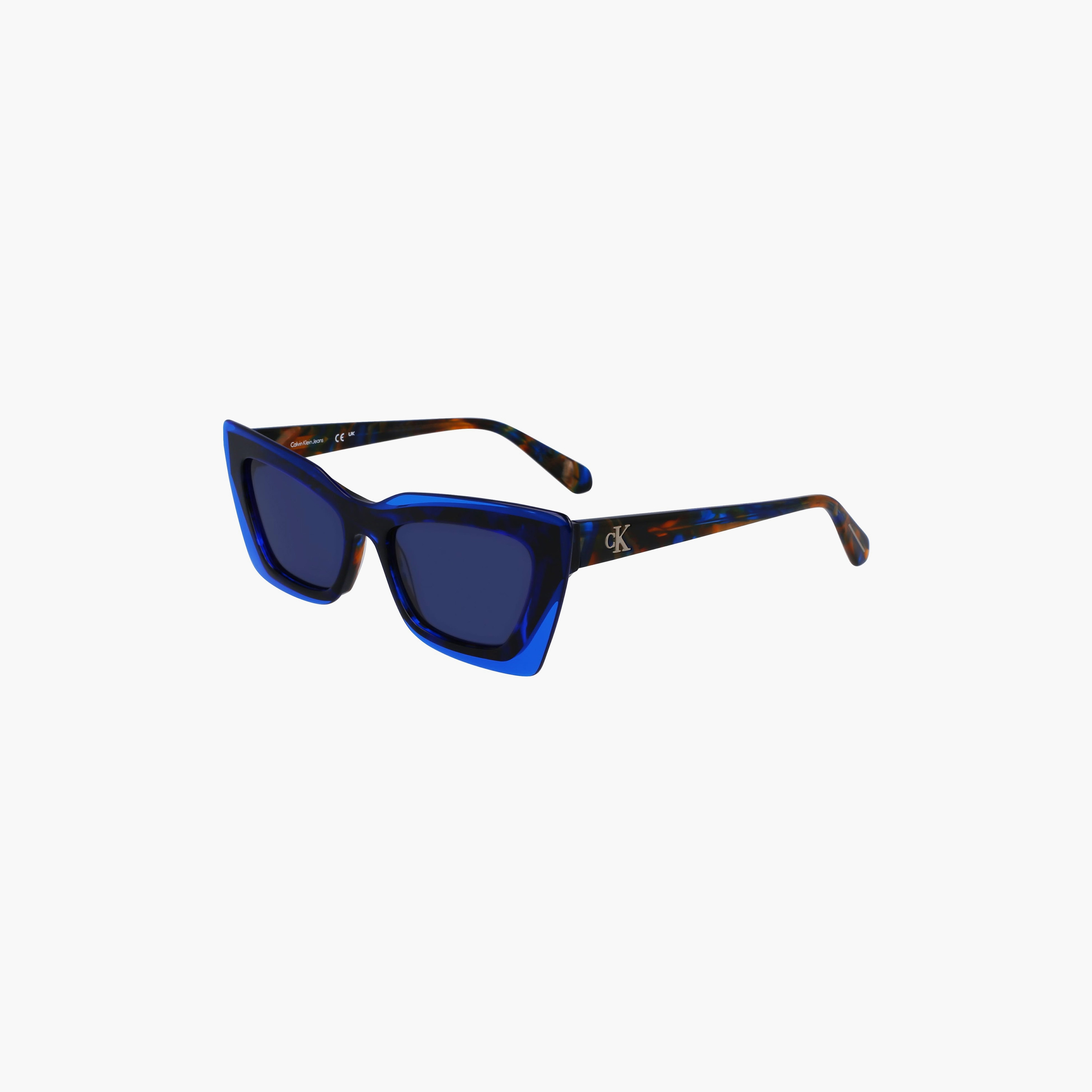 Calvin Klein Jeans 52 MM Blue Cat Eye Sunglasses | CKJ23656S-women-sunglasses-image-1