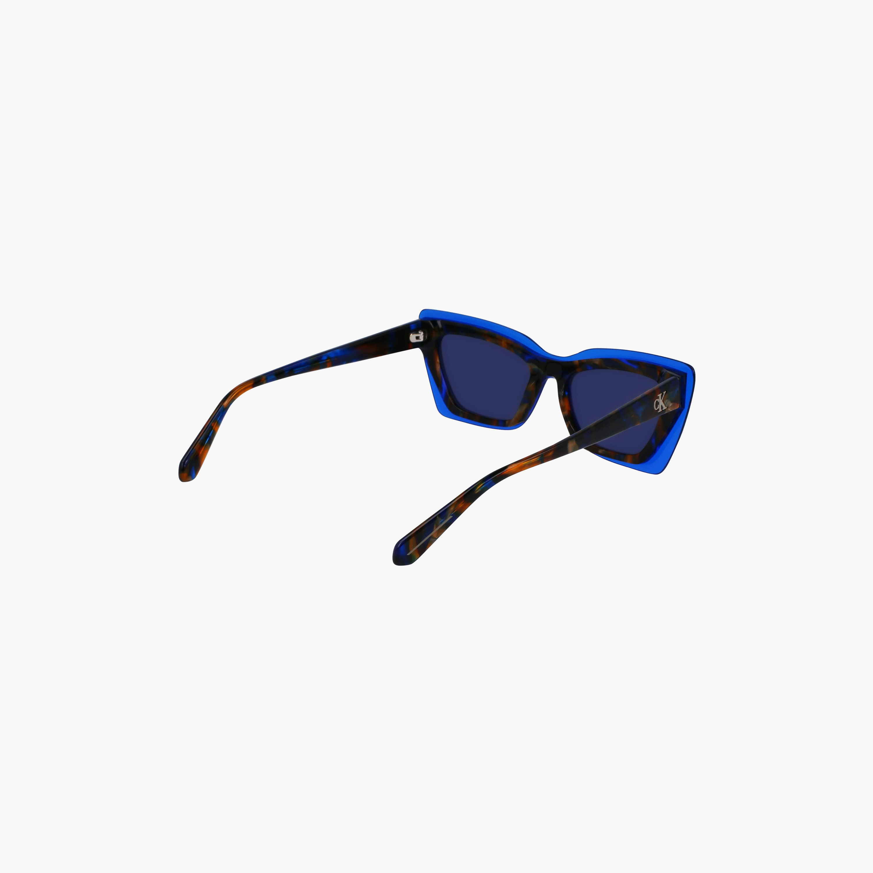 Calvin Klein Jeans 52 MM Blue Cat Eye Sunglasses | CKJ23656S-women-sunglasses-image-9