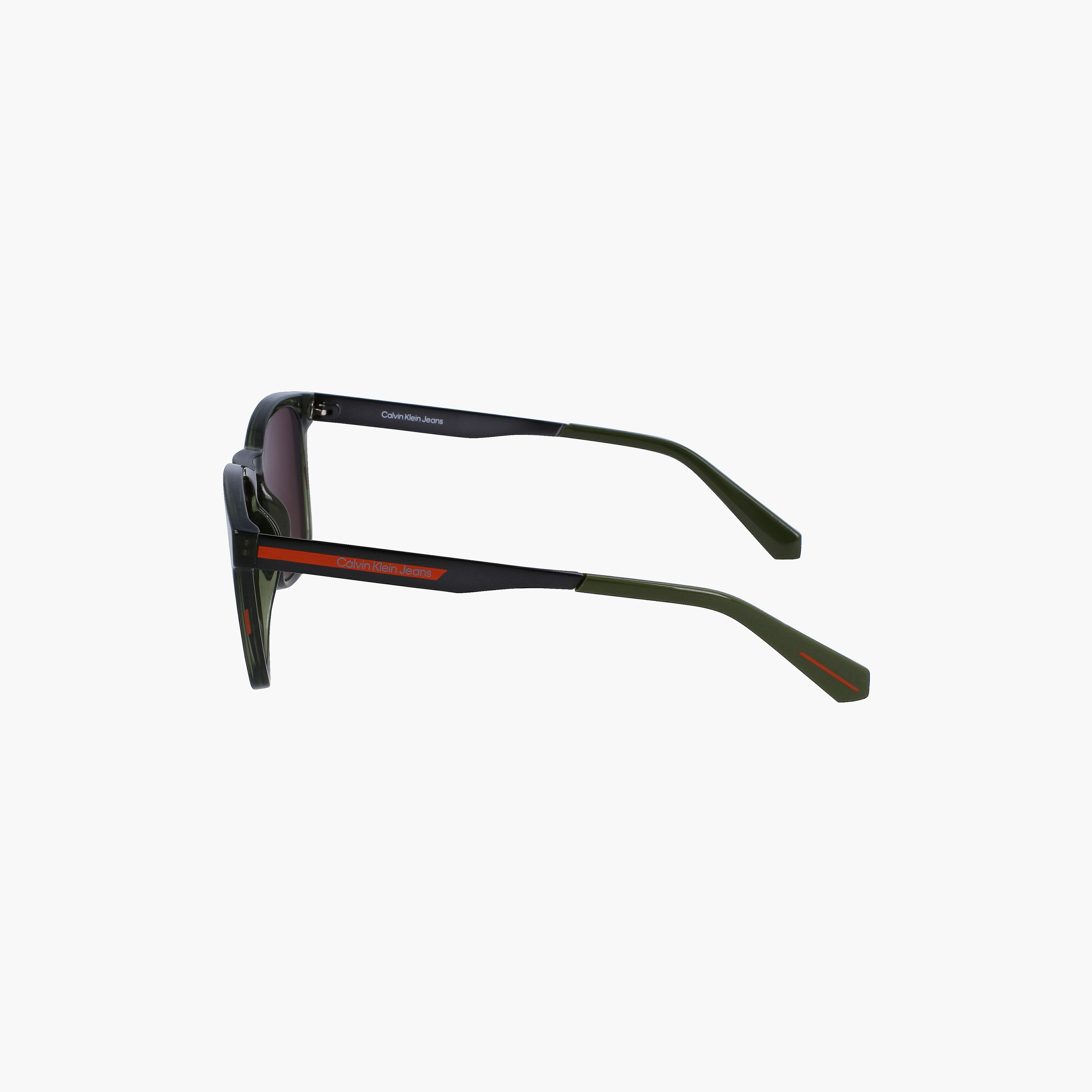 نظارة شمسية من كالفن كلاين جينز ذات مربعة باللون البني بمقاس 53 ملم | CKJ22642S-men-sunglasses-image-6