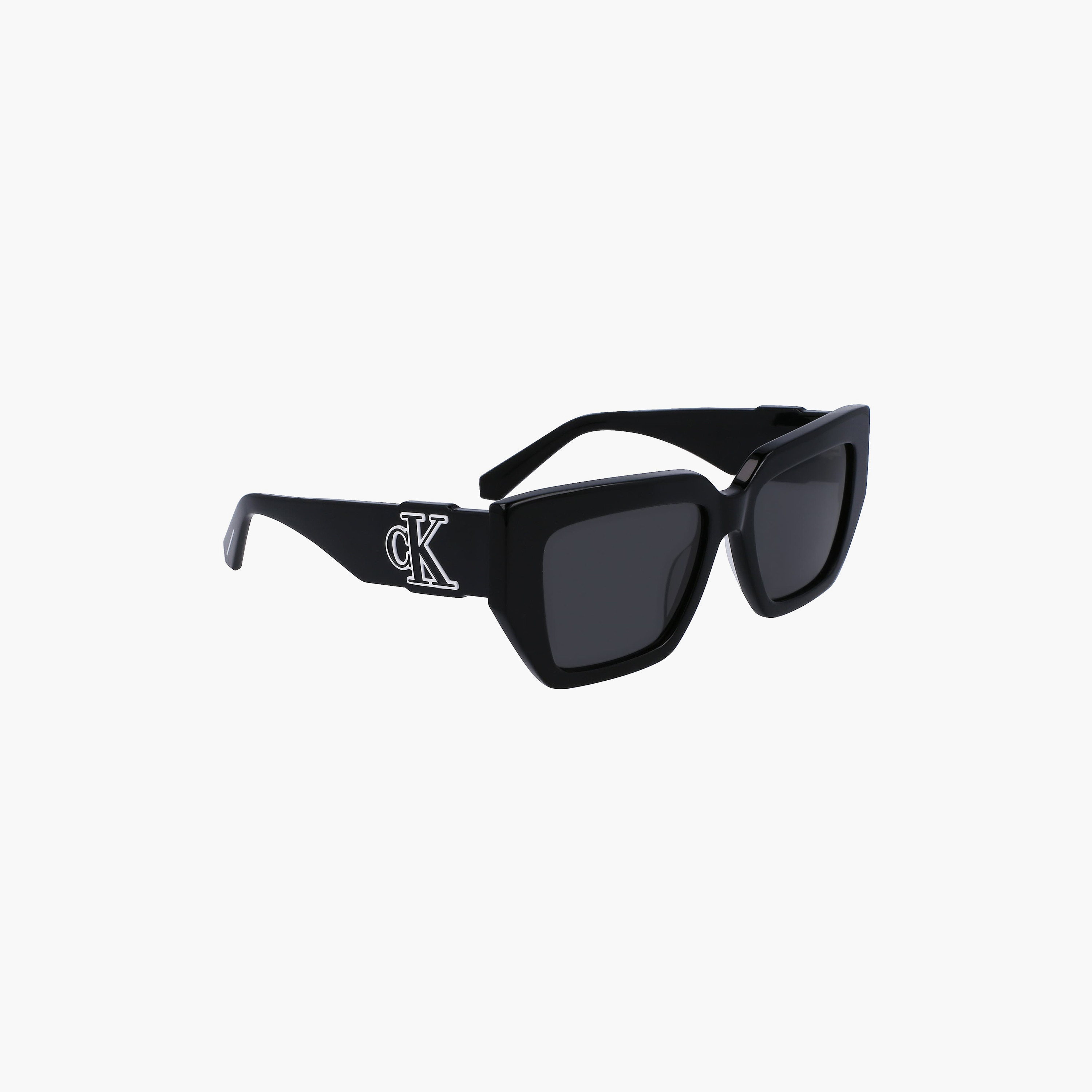 نظارة شمسية من كالفن كلاين جينز على شكل فراشة باللون الاسود بمقاس 54 ملم | CKJ23608S-women-sunglasses-image-4
