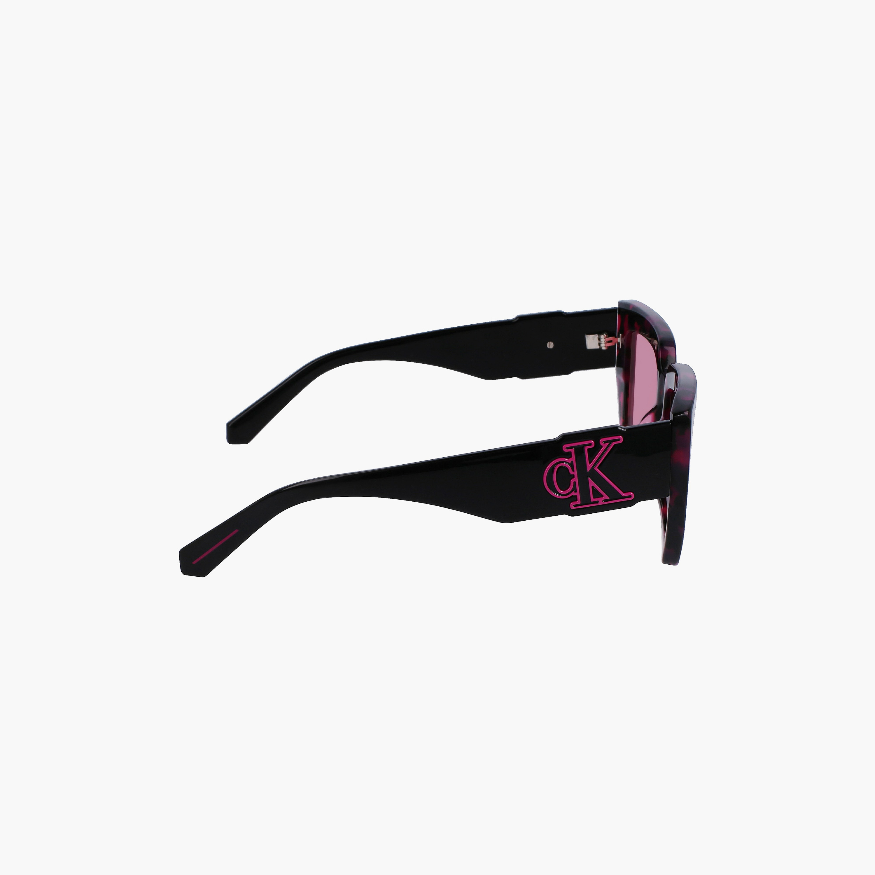 نظارة شمسية من كالفن كلاين جينز على شكل فراشة باللون الوردي بمقاس 54 ملم | CKJ23608S-women-sunglasses-image-10