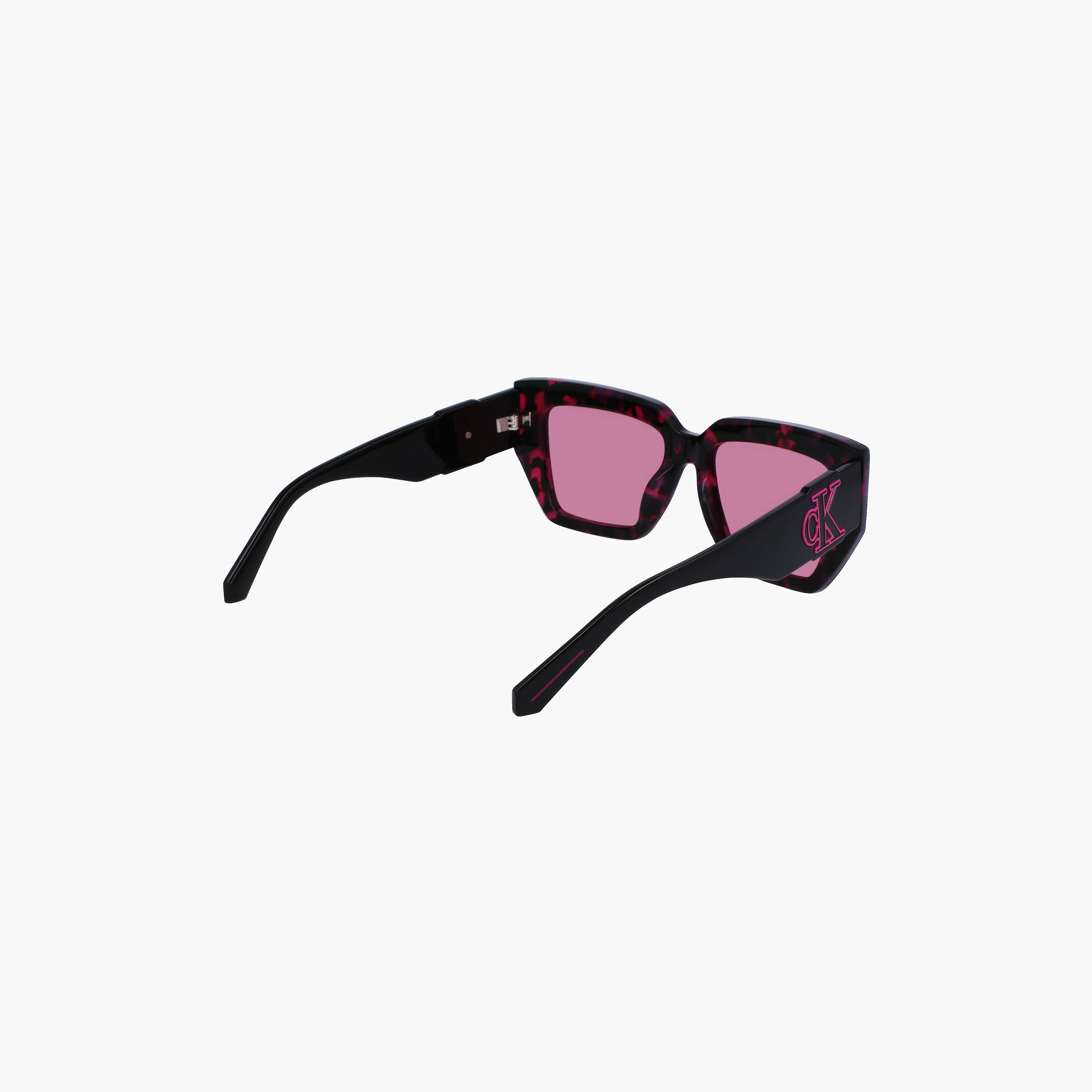 نظارة شمسية من كالفن كلاين جينز على شكل فراشة باللون الوردي بمقاس 54 ملم | CKJ23608S-women-sunglasses-image-9
