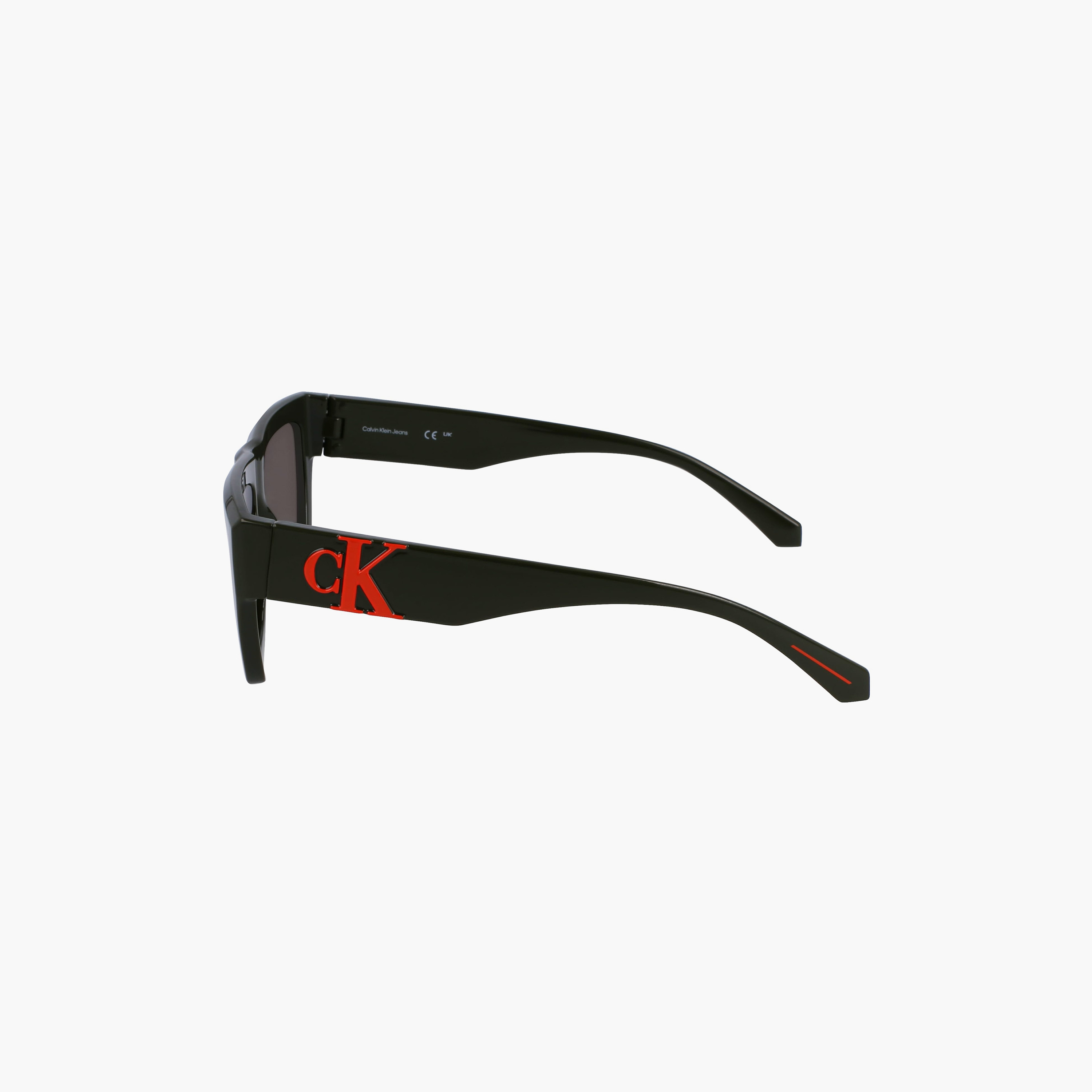 نظارة شمسية من كالفن كلاين جينز ذات مستطيلة باللون البني بمقاس 55 ملم | CKJ23653S-men-sunglasses-image-6
