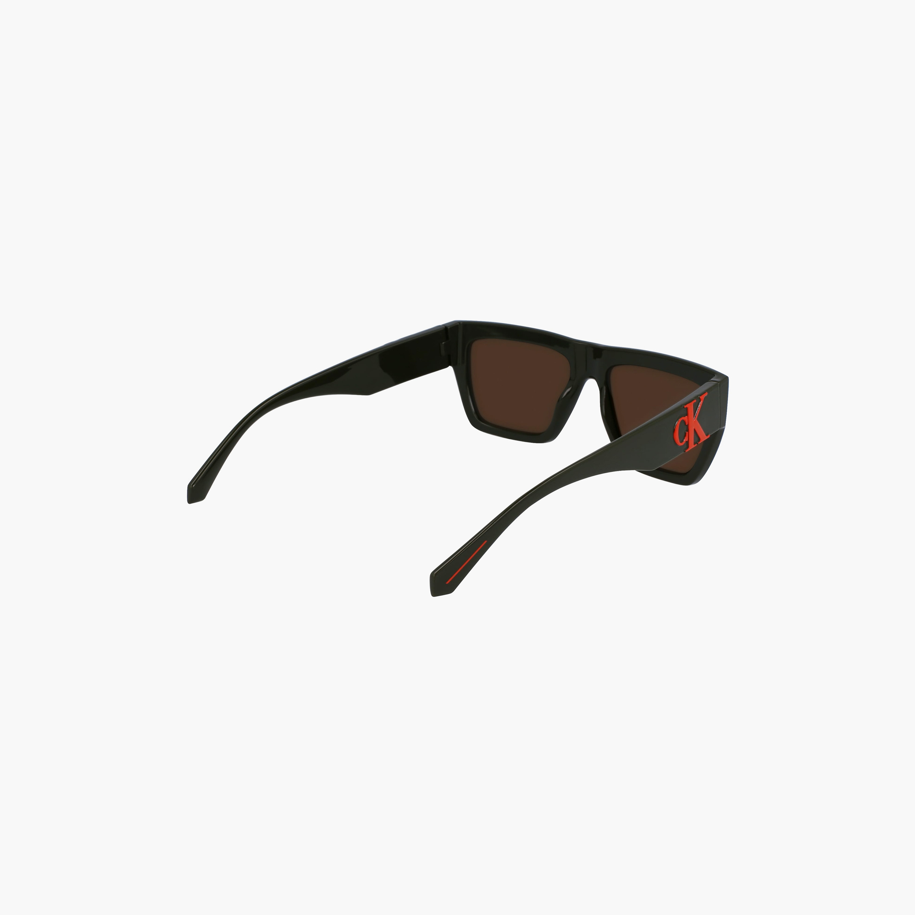 نظارة شمسية من كالفن كلاين جينز ذات مستطيلة باللون البني بمقاس 55 ملم | CKJ23653S-men-sunglasses-image-9