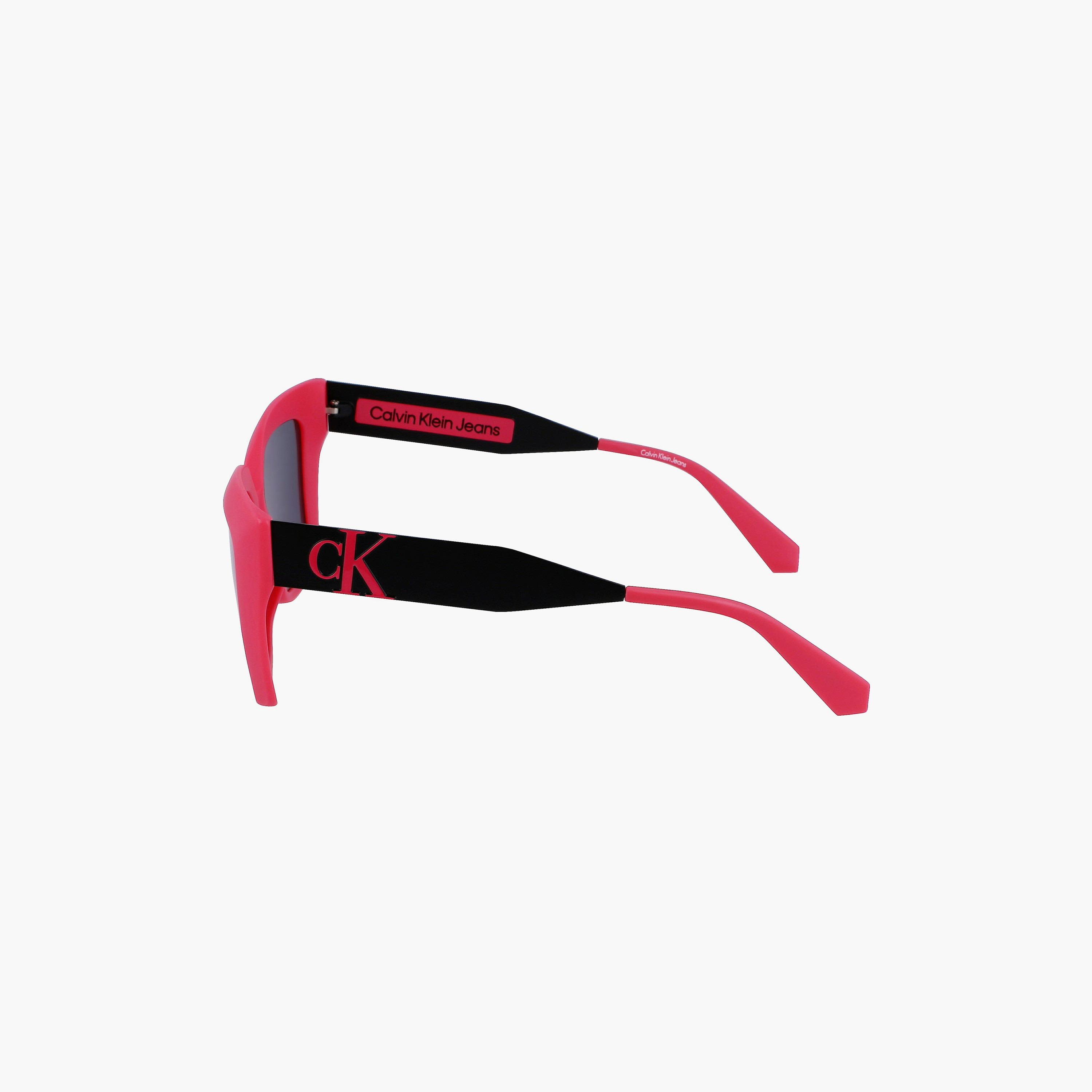 نظارة شمسية من كالفن كلاين جينز على شكل فراشة باللون الرمادي بمقاس 55 ملم | CKJ22639S-women-sunglasses-image-6