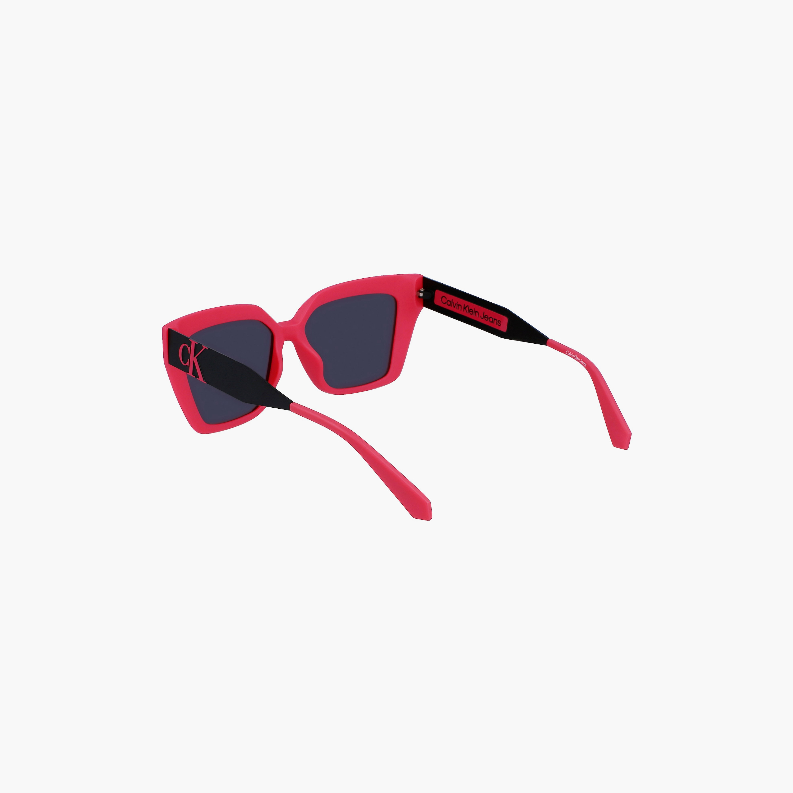 نظارة شمسية من كالفن كلاين جينز على شكل فراشة باللون الرمادي بمقاس 55 ملم | CKJ22639S-women-sunglasses-image-7