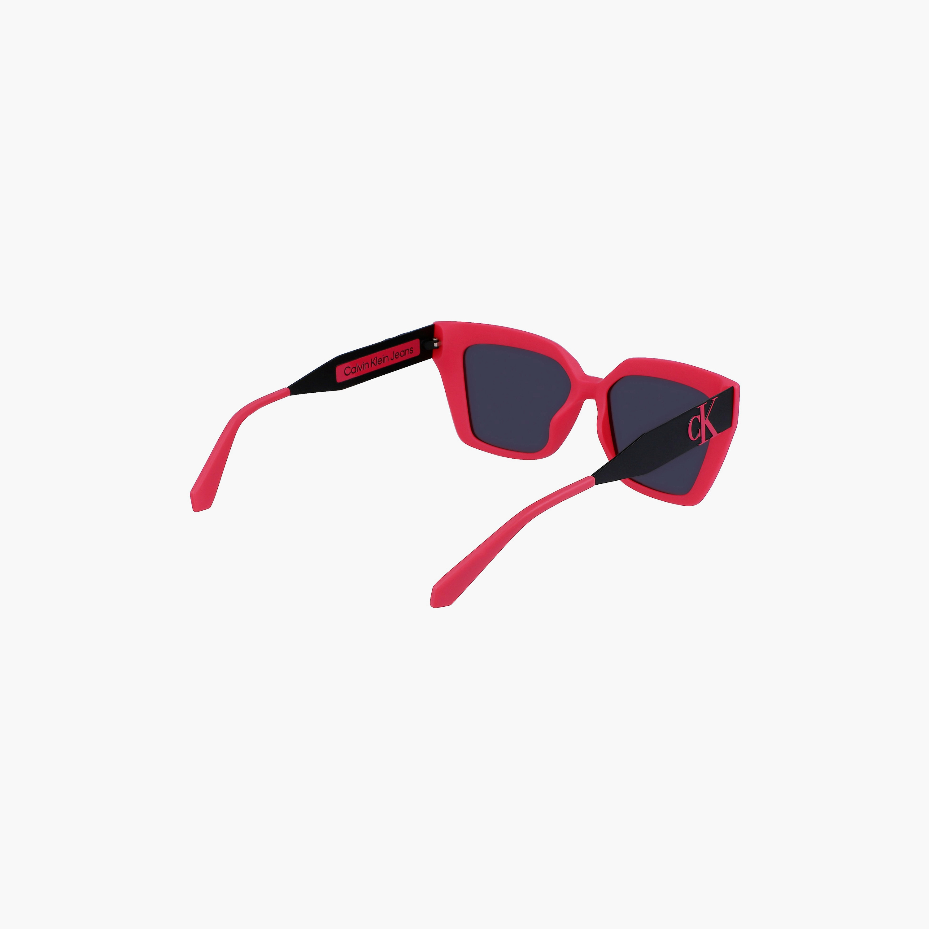 نظارة شمسية من كالفن كلاين جينز على شكل فراشة باللون الرمادي بمقاس 55 ملم | CKJ22639S-women-sunglasses-image-9