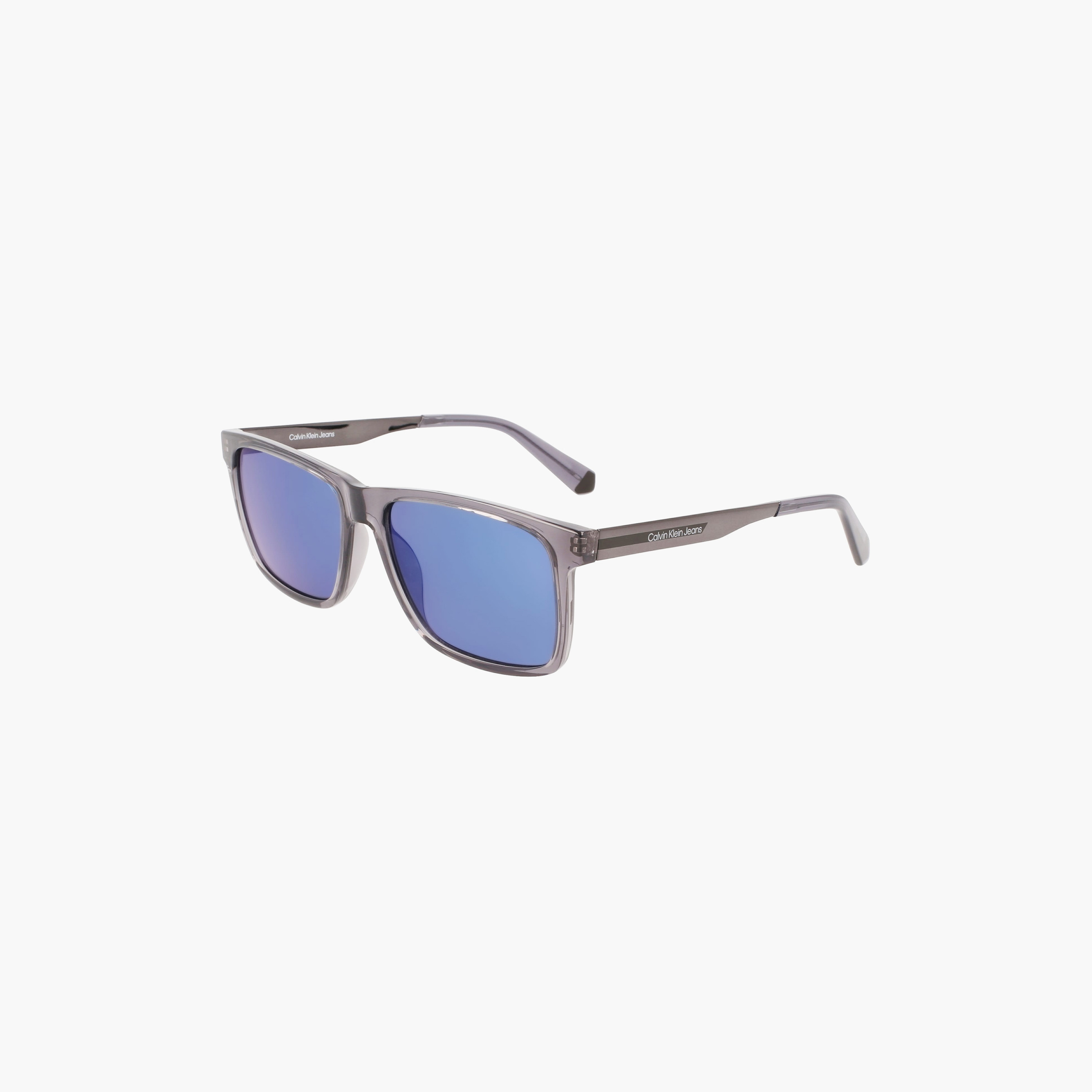 نظارة شمسية من كالفن كلاين جينز ذات مستطيلة باللون الازرق بمقاس 57 ملم |59466-men-sunglasses-image-1