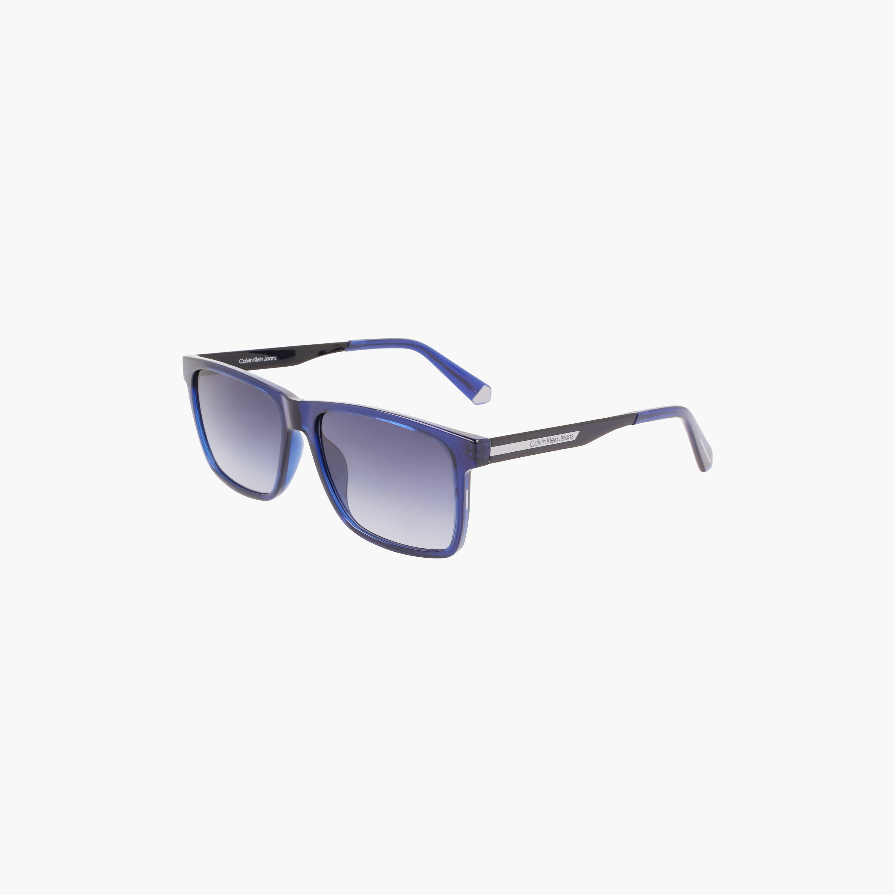 Calvin Klein Jeans 57 MM Blue Rectangle Sunglasses | 59466-men-sunglasses-image-1