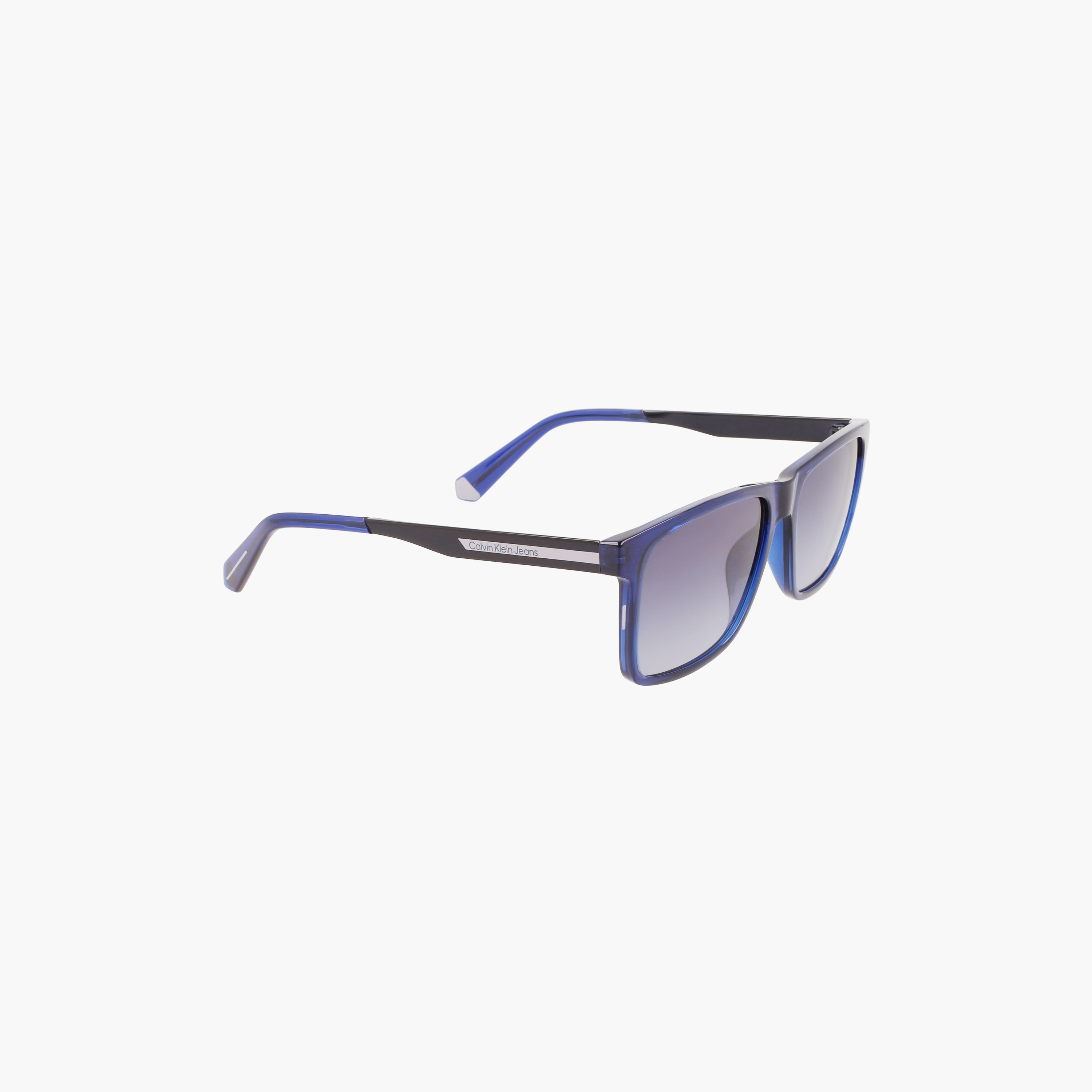 Calvin Klein Jeans 57 MM Blue Rectangle Sunglasses | 59466-men-sunglasses-image-4