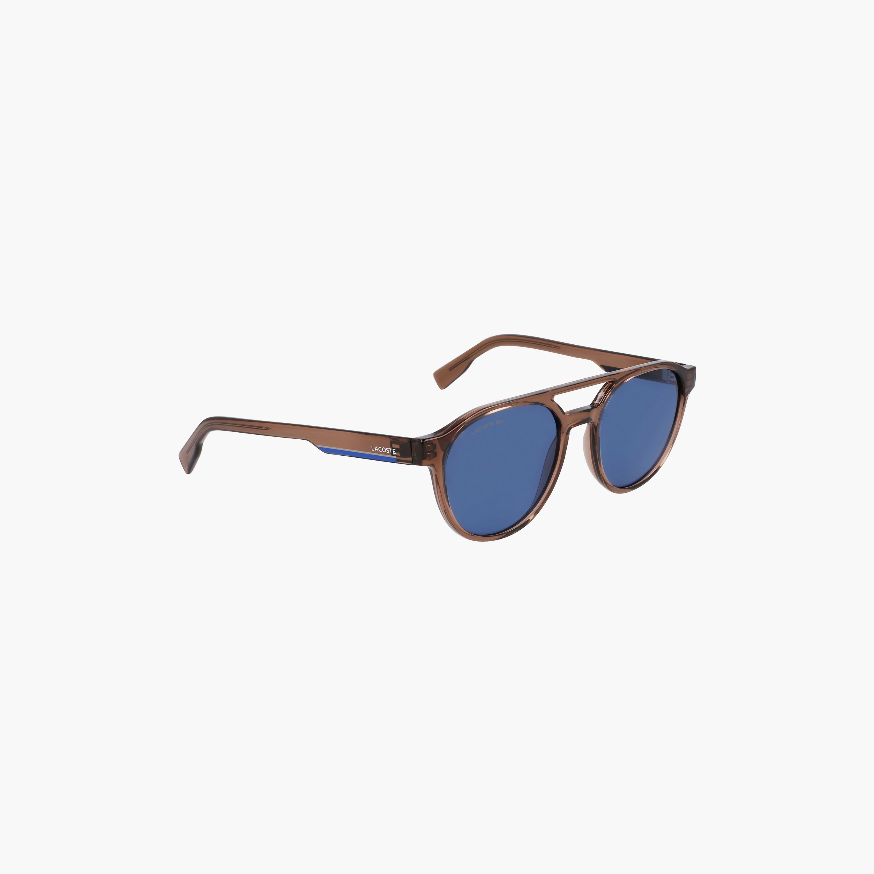 Lacoste 53 MM Blue Oval Sunglasses | L6008S-men-sunglasses-image-4