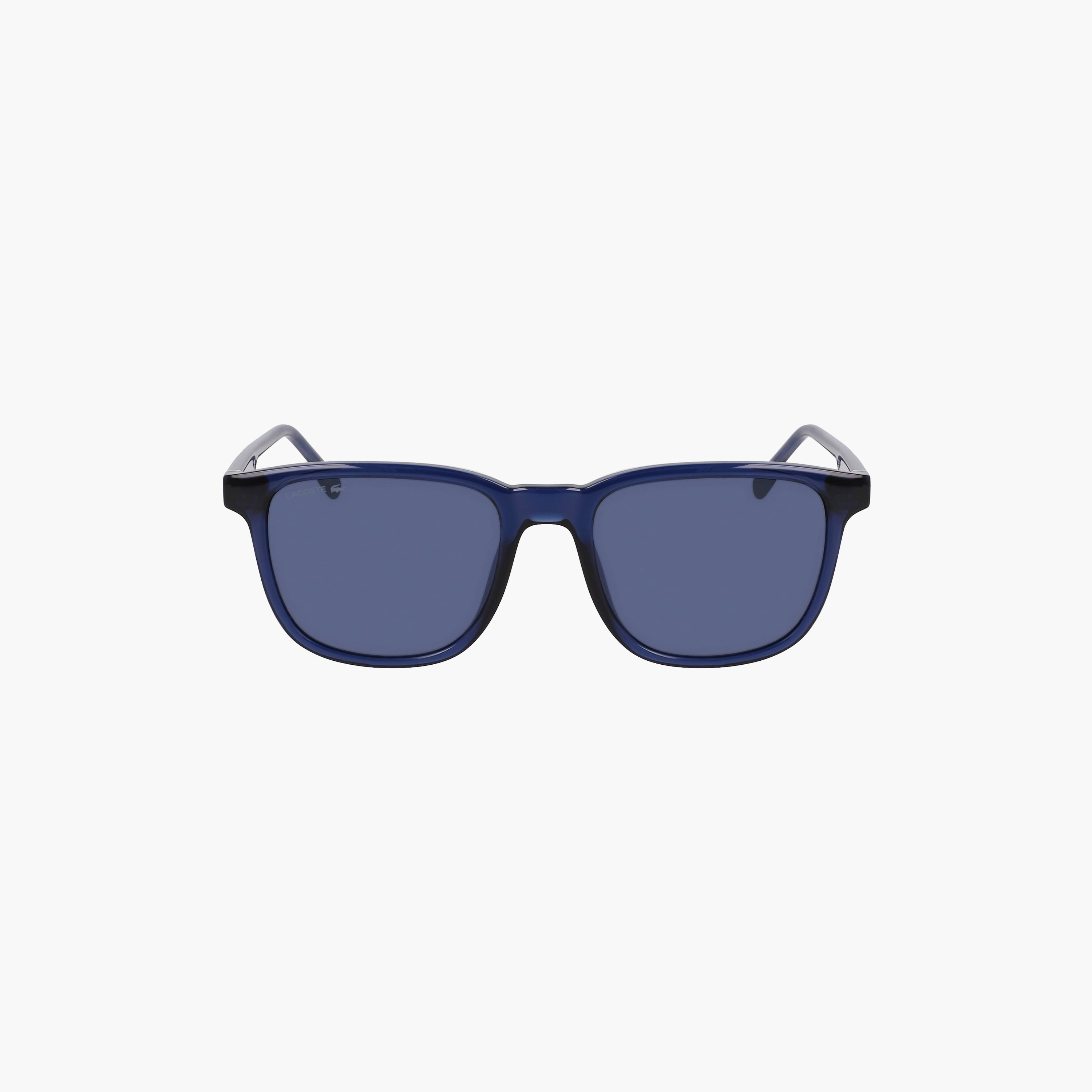 Lacoste 53 MM Blue Rectangle Sunglasses | L6029S-men-sunglasses-image-5