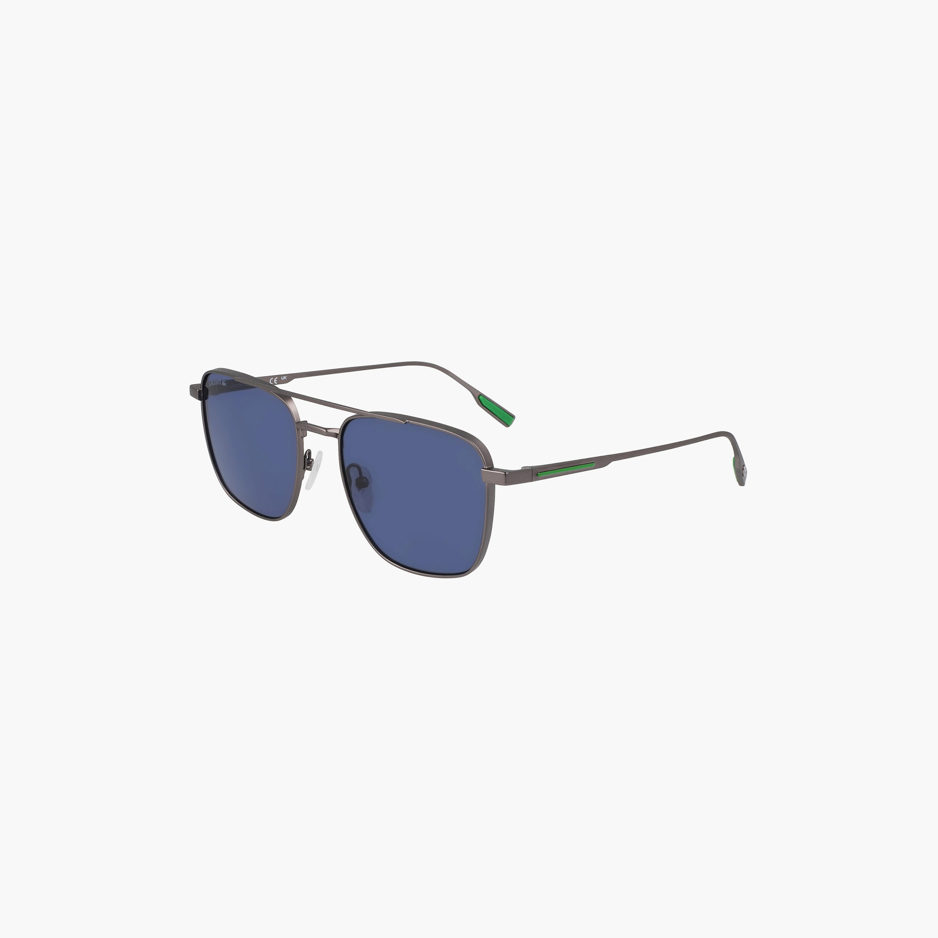 Lacoste 55 MM Blue Rectangle Sunglasses | L261S-men-sunglasses-image-1
