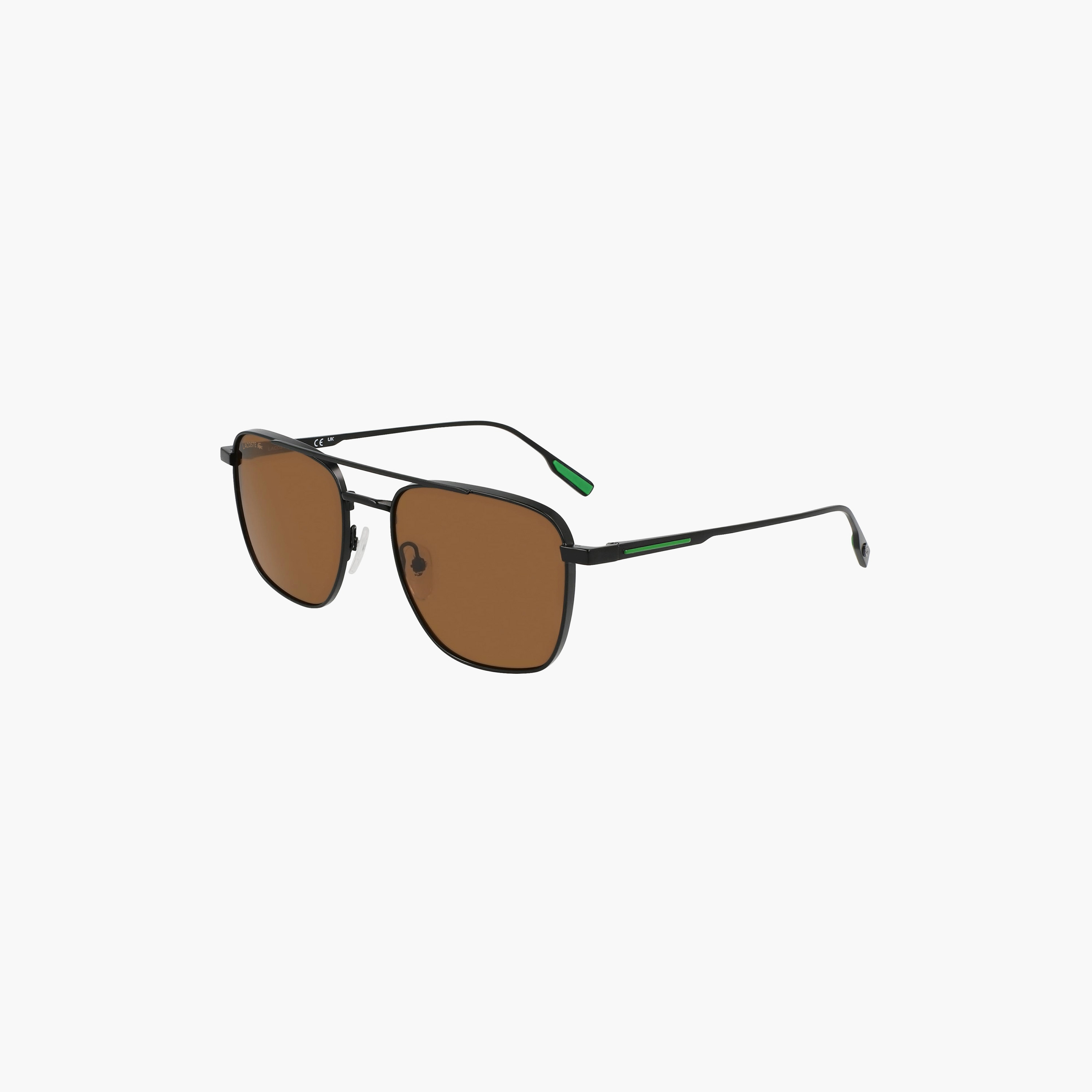 Lacoste 55 MM Brown Rectangle Sunglasses | L261S-men-sunglasses-image-1