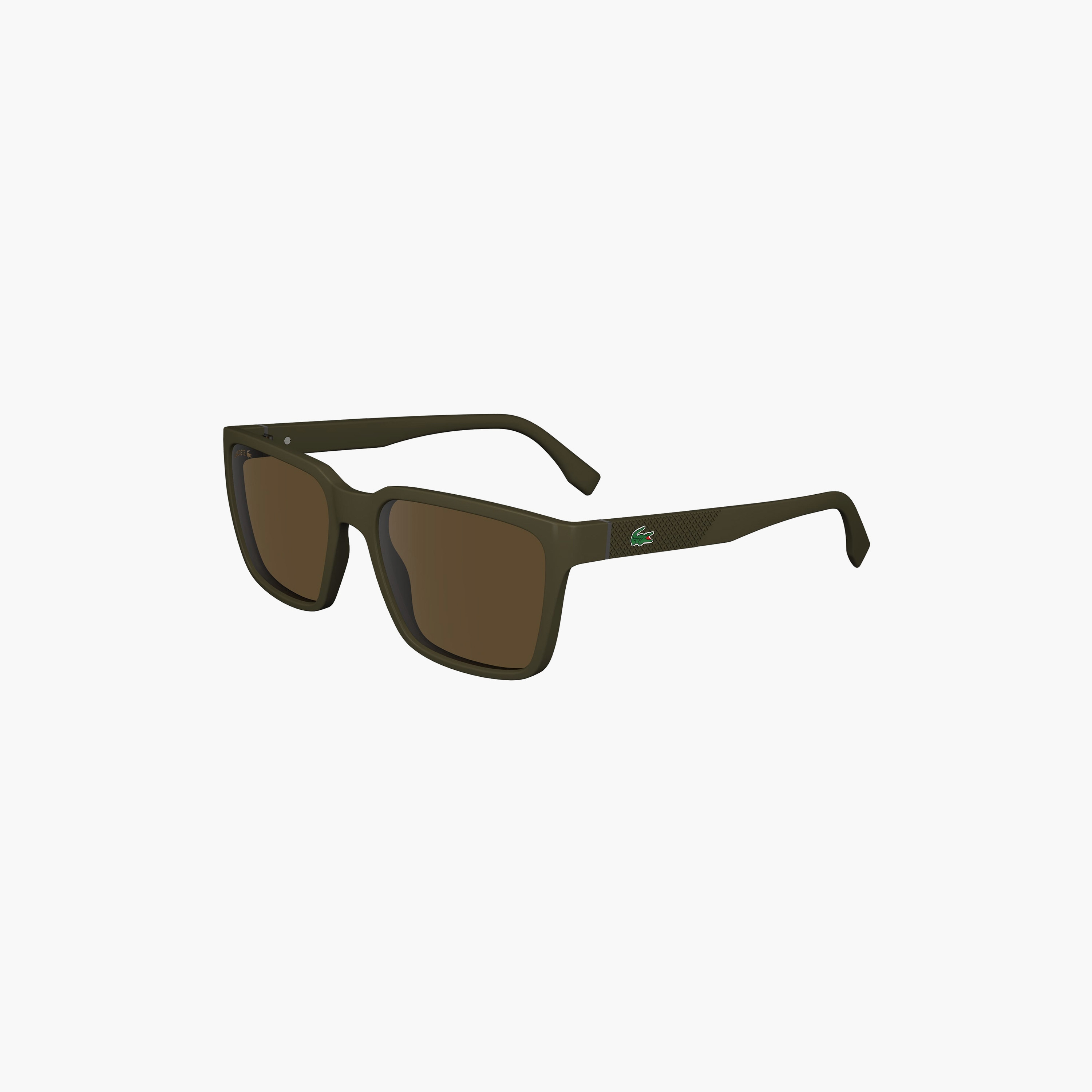 نظارة شمسية من لاكوست ذات مستطيلة باللون البني بمقاس 56 ملم | L6011S-men-sunglasses-image-1
