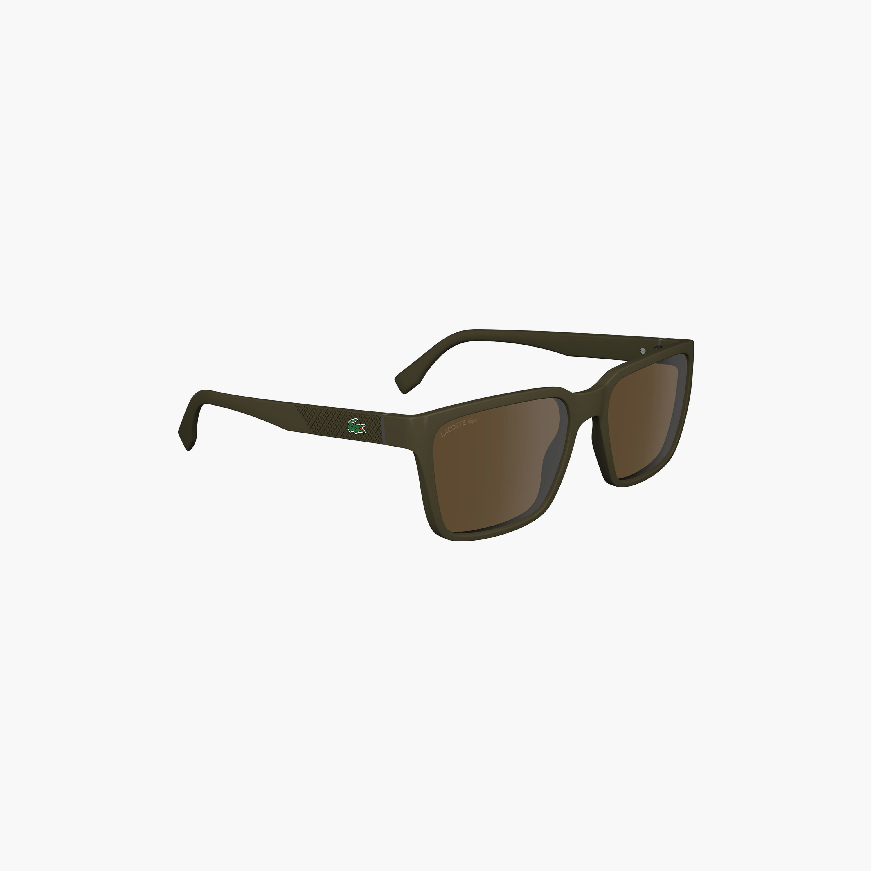 نظارة شمسية من لاكوست ذات مستطيلة باللون البني بمقاس 56 ملم | L6011S-men-sunglasses-image-4