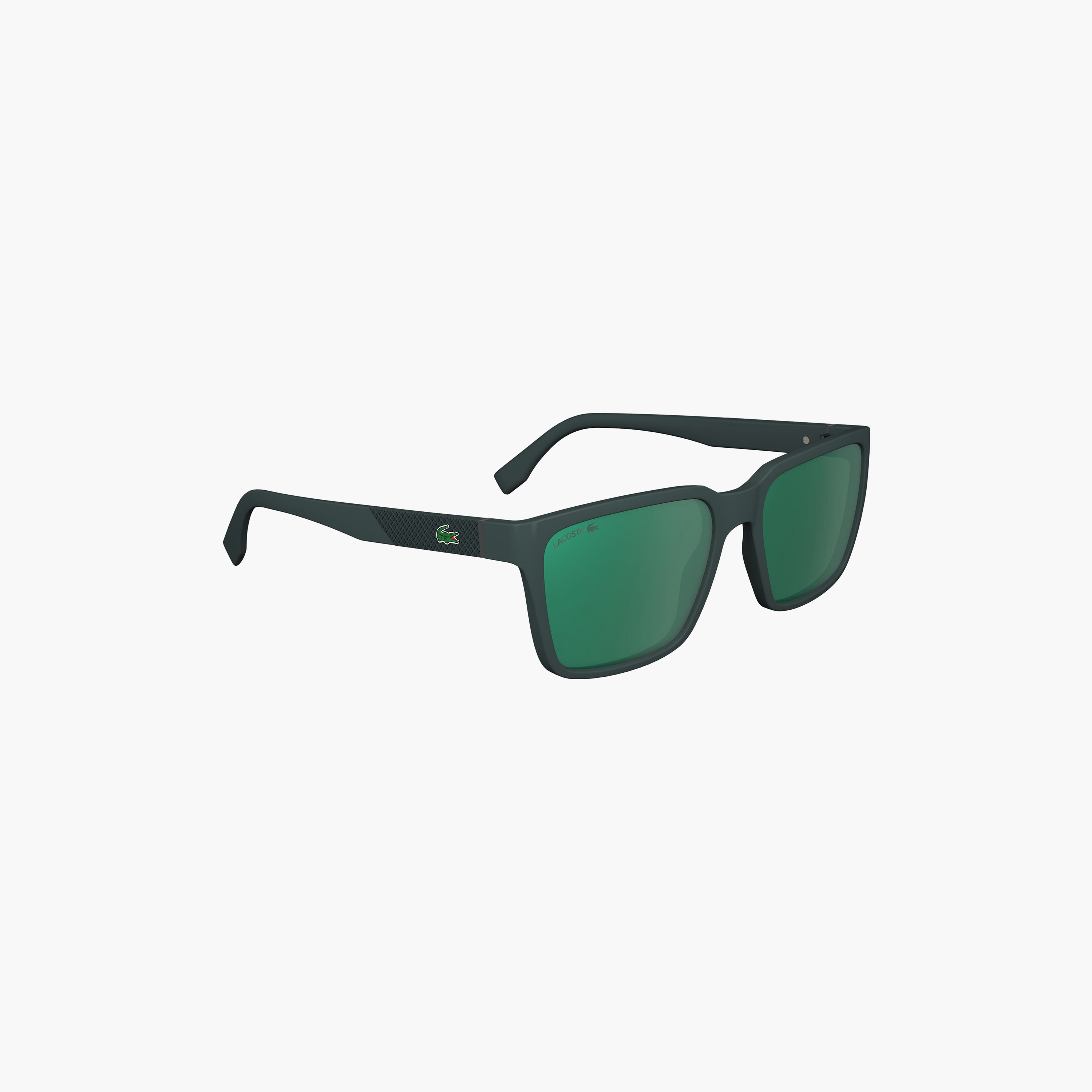 Lacoste 56 MM Green Rectangle Sunglasses | L6011S-men-sunglasses-image-4