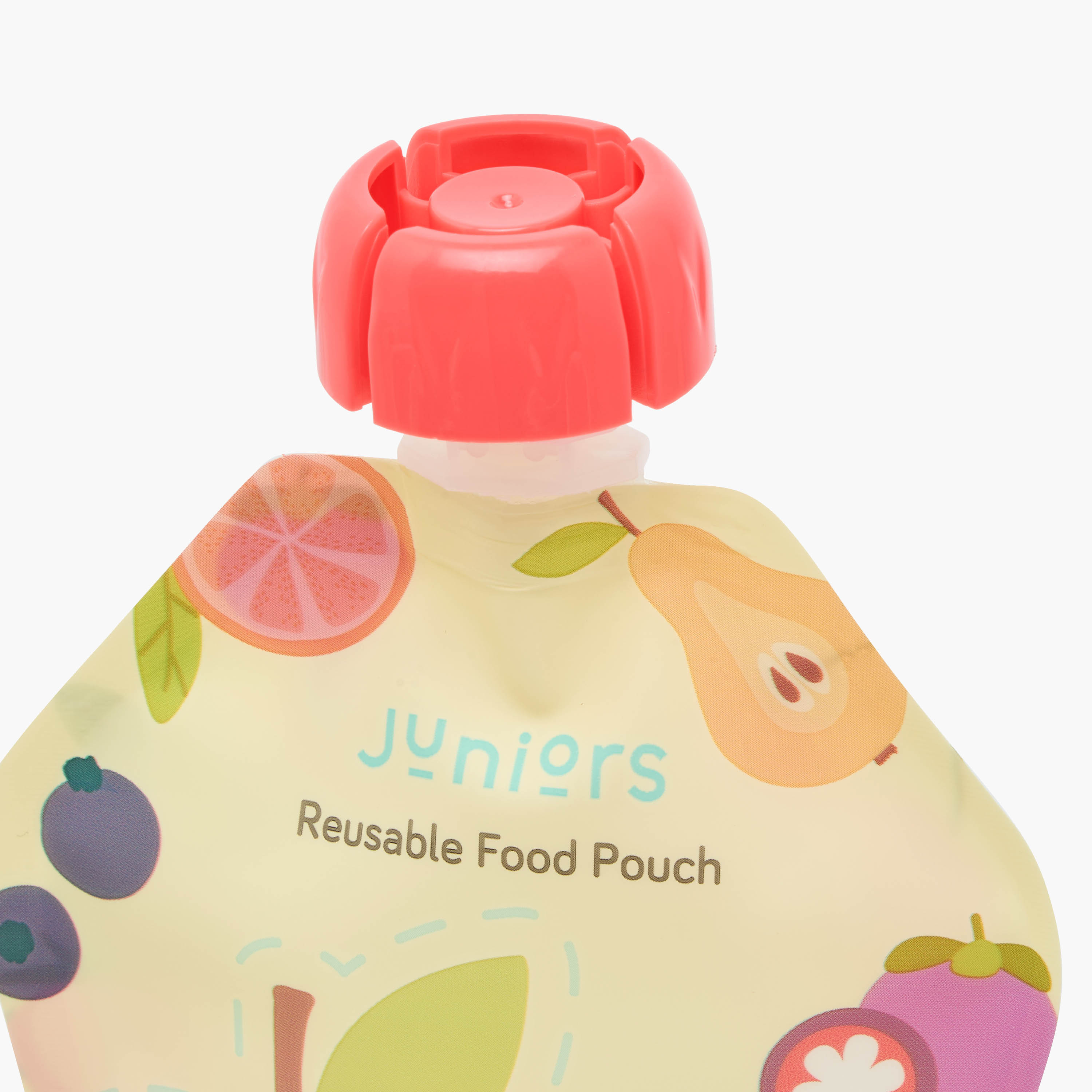 Juniors 10-Piece Reusable Baby Food Pouch Set with Cap and Spoons-baby-feeding-mealtimeessentials-image-6