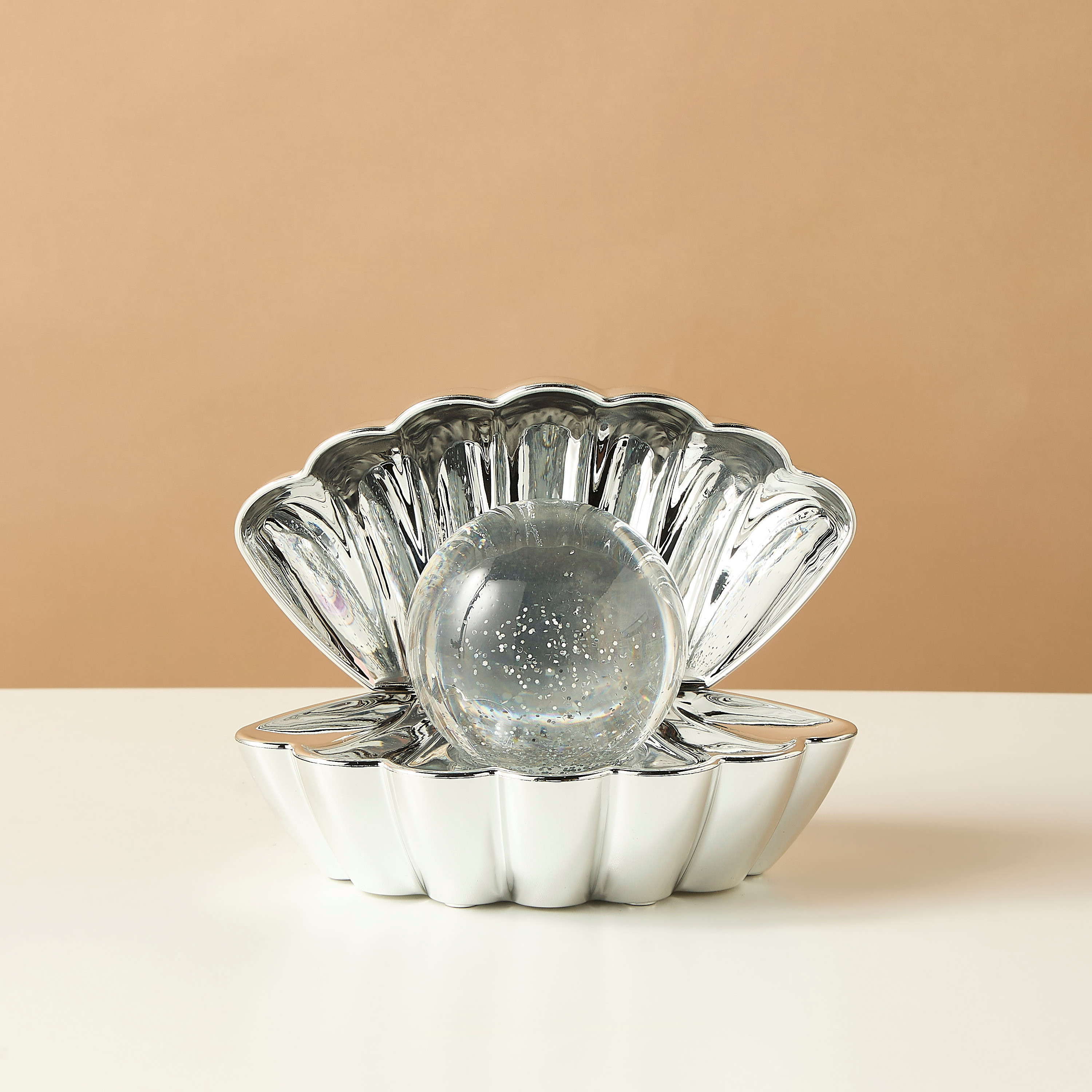 Pearl Shell Patterned Lamp with Glitter-household-decor-decorativeobjectsandsculptures-image-2