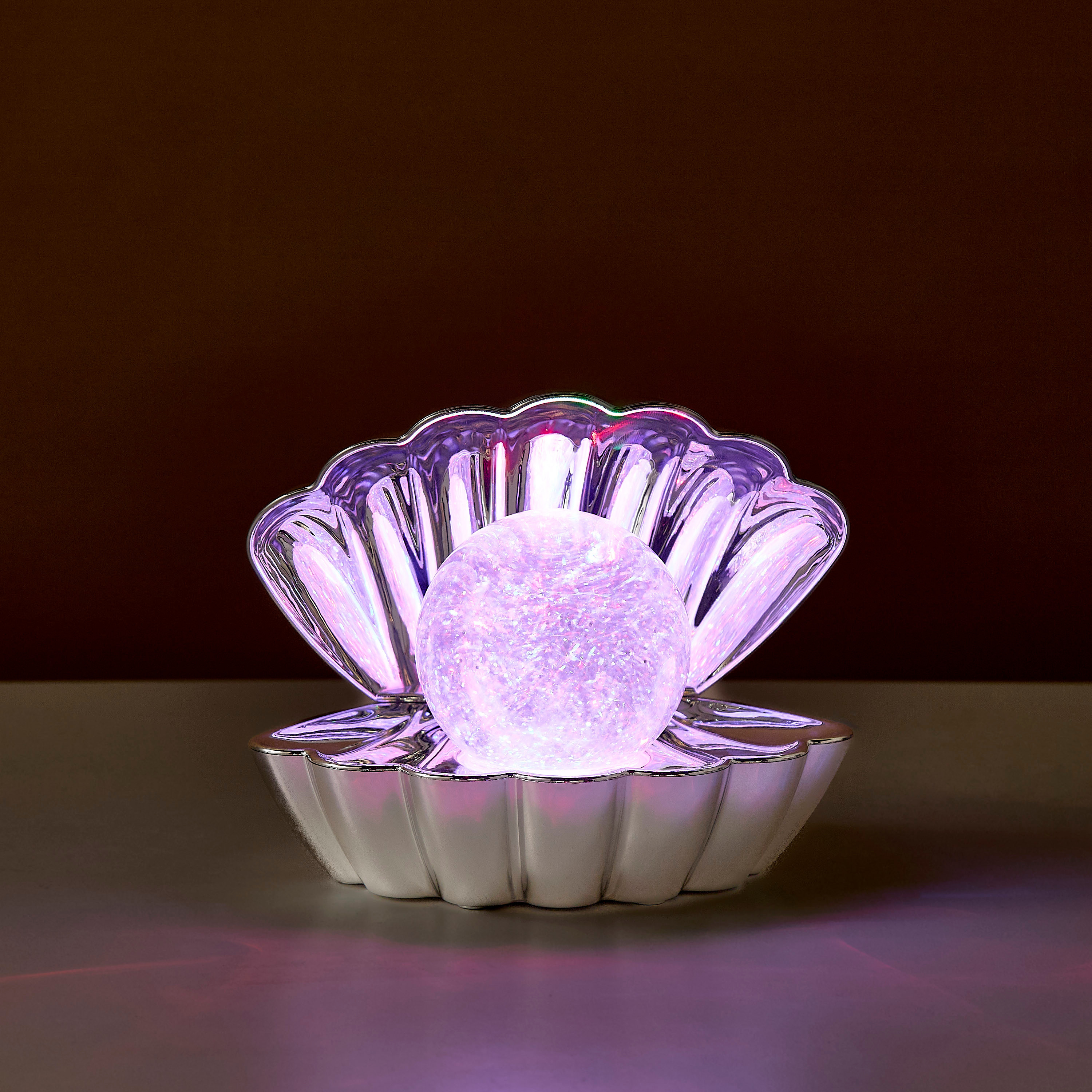 Pearl Shell Patterned Lamp with Glitter-household-decor-decorativeobjectsandsculptures-image-3