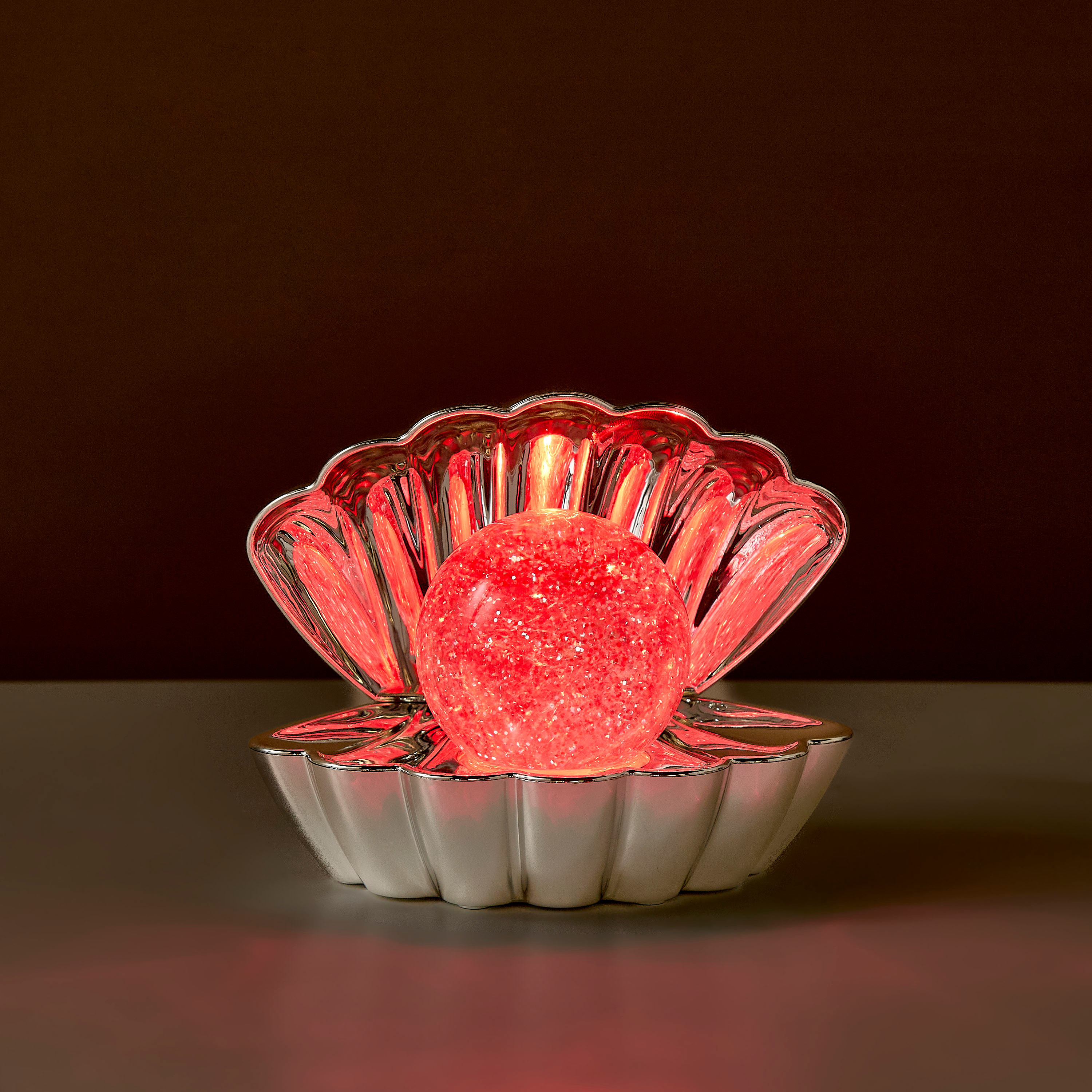 Pearl Shell Patterned Lamp with Glitter-household-decor-decorativeobjectsandsculptures-image-4