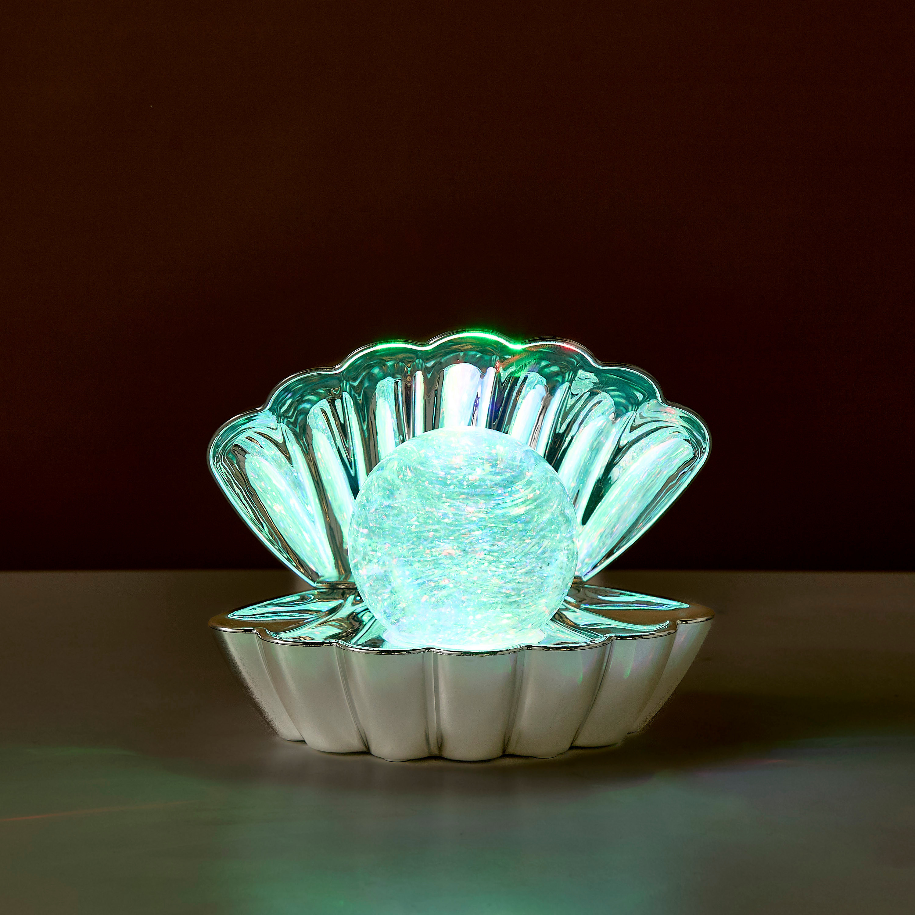 Pearl Shell Patterned Lamp with Glitter-household-decor-decorativeobjectsandsculptures-image-5