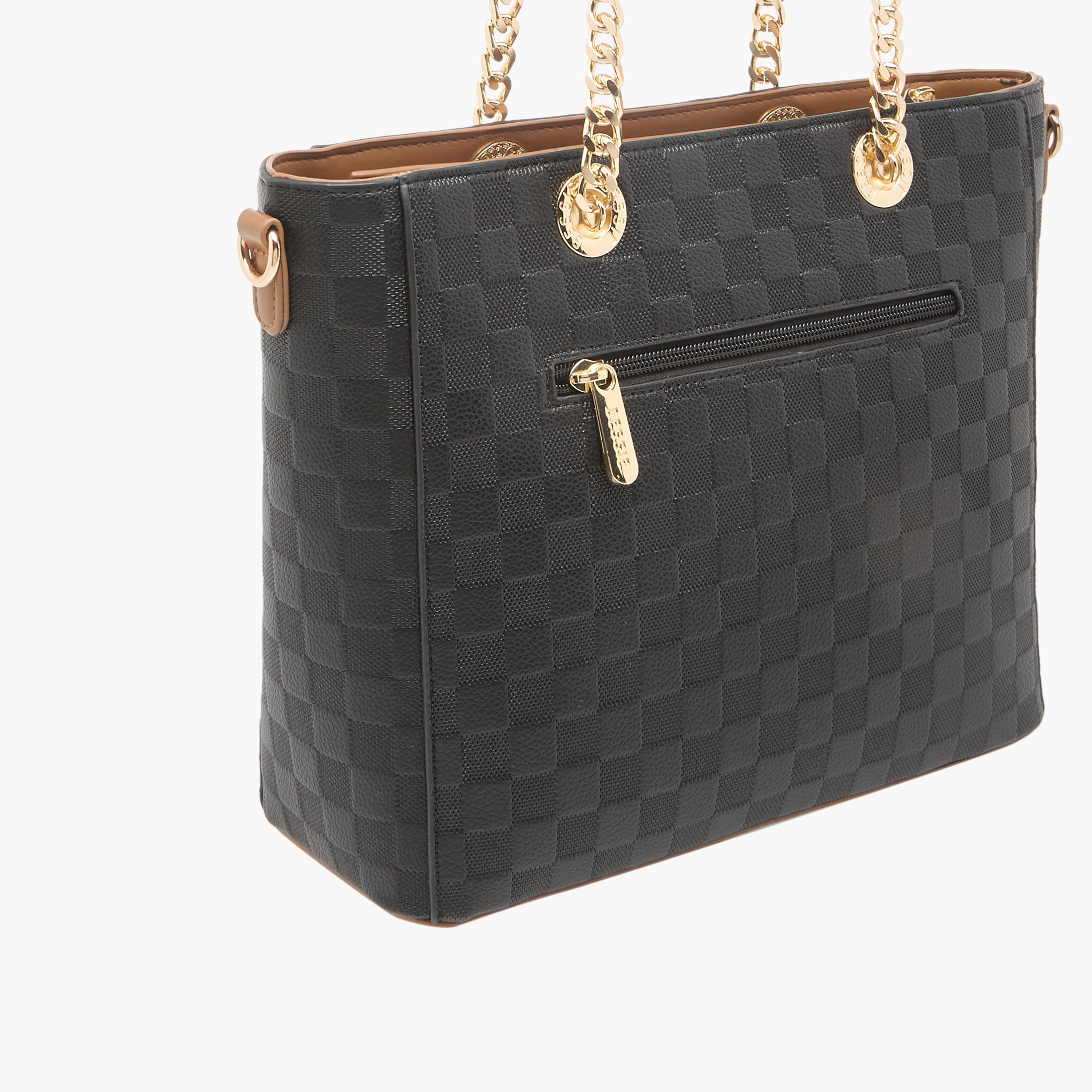 شنطة توتي مربعات منقوشة بمقابض من بيسي لندن-women-bagsandwallets-handbags-image-6